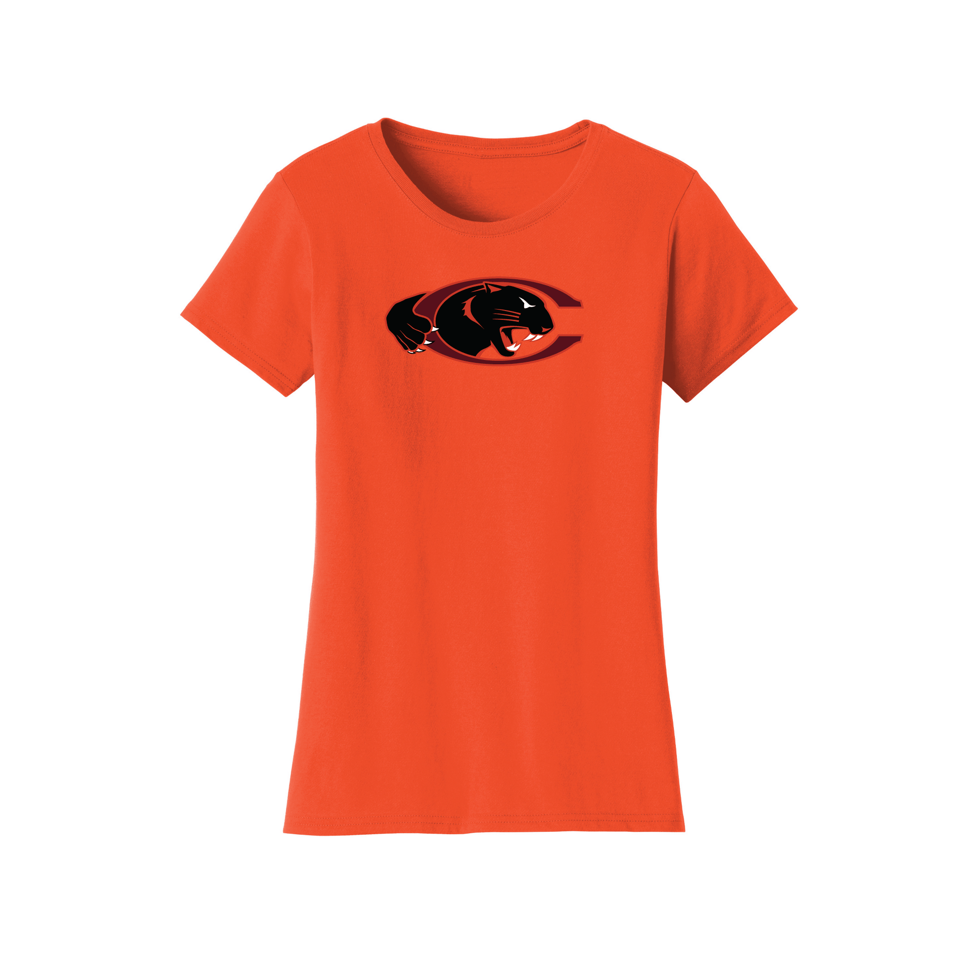 Claflin University Panthers Jumbo Logo Womens T-Shirt