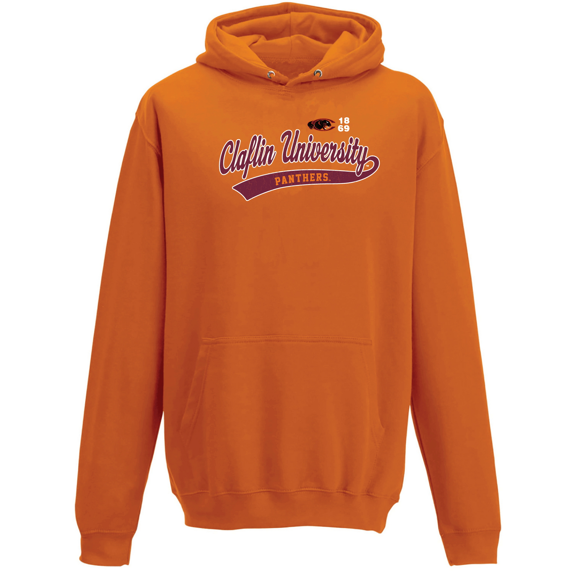 Claflin University Panthers Old School Hooded Sweatshirt