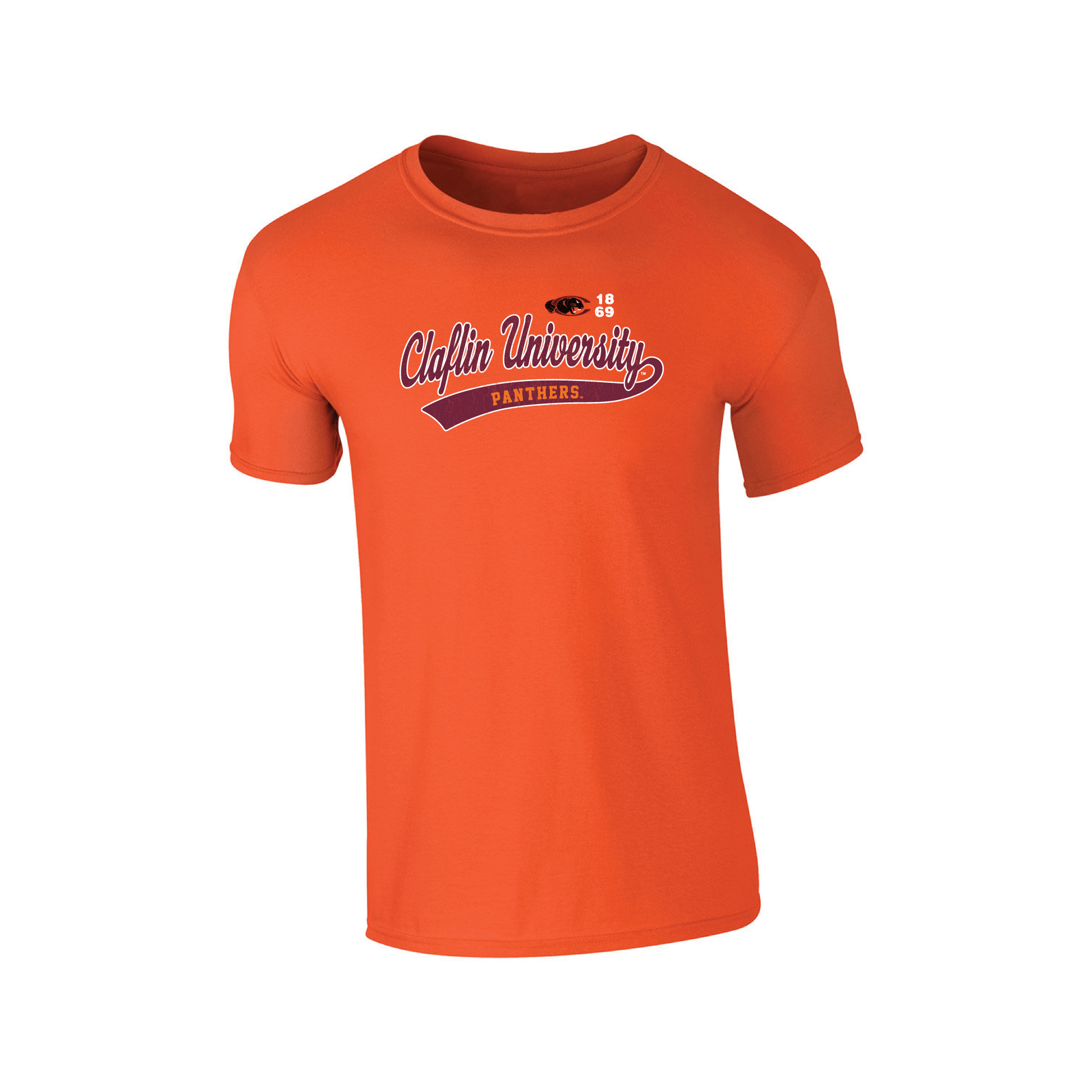 Claflin University Panthers Old School Adult T-Shirt