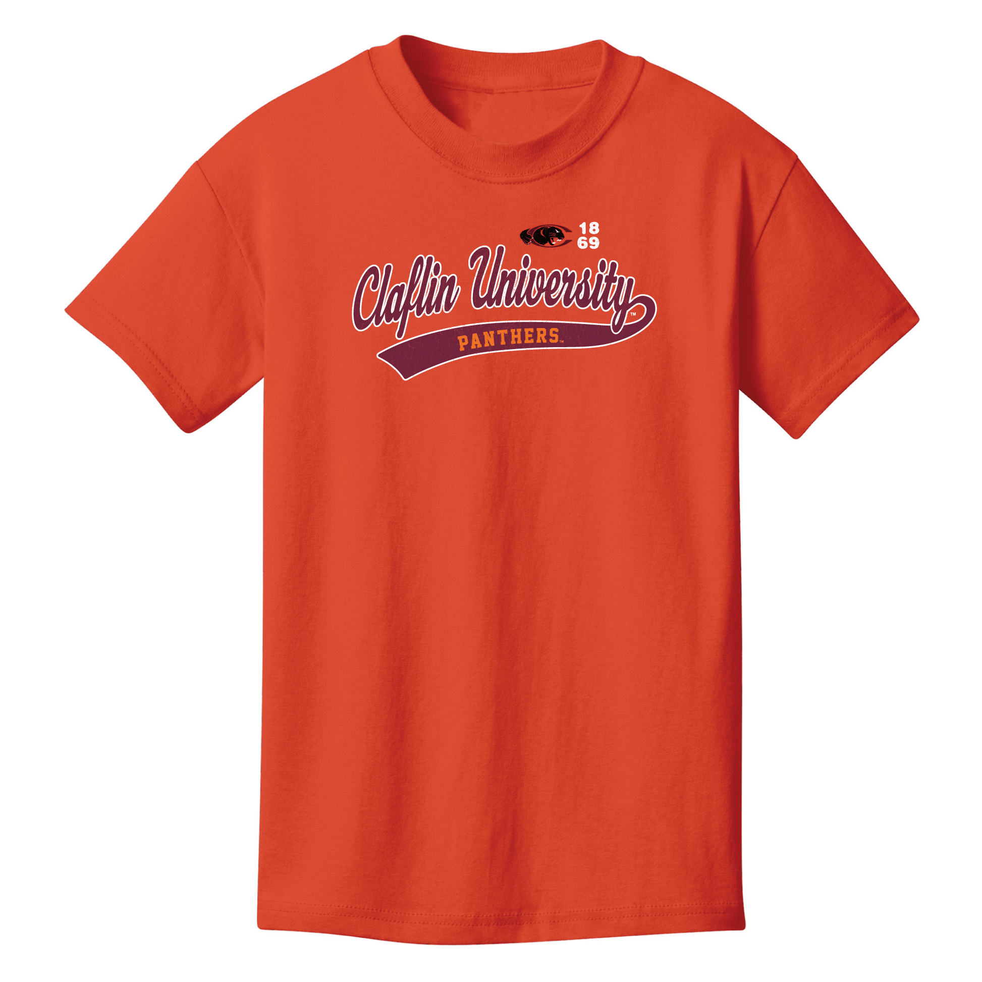 Claflin University Panthers Old School Youth T-Shirt