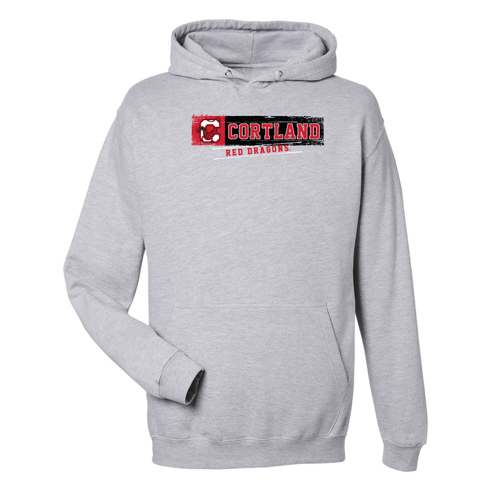 State University of New York at Cortland Red Dragons Sticker Hooded Sweatshirt