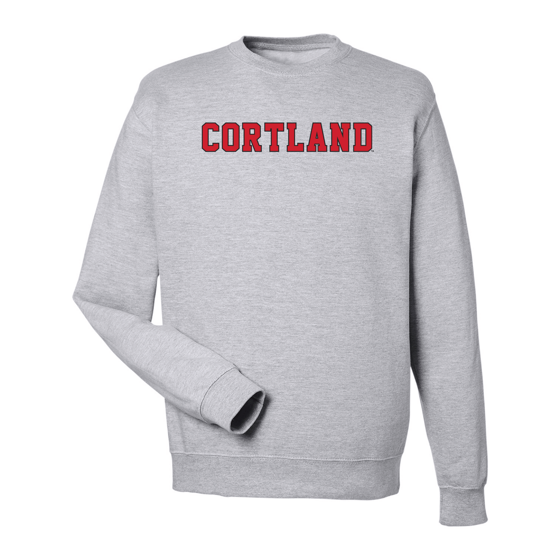 State University of New York at Cortland Red Dragons Block Crewneck Sweatshirt