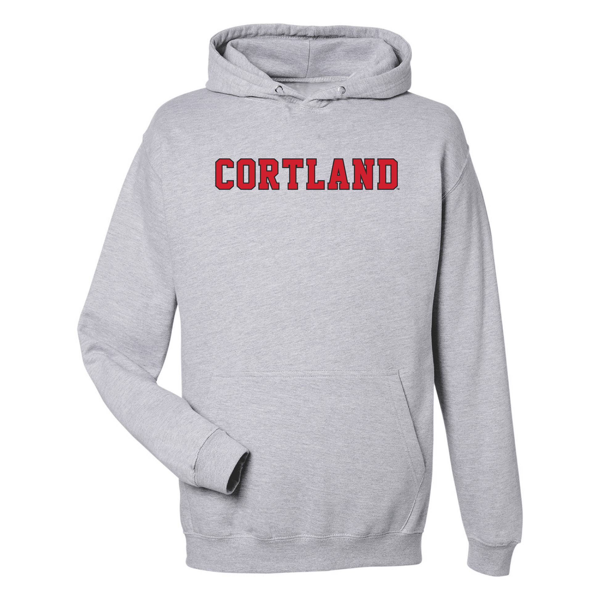 State University of New York at Cortland Red Dragons Block Hooded Sweatshirt