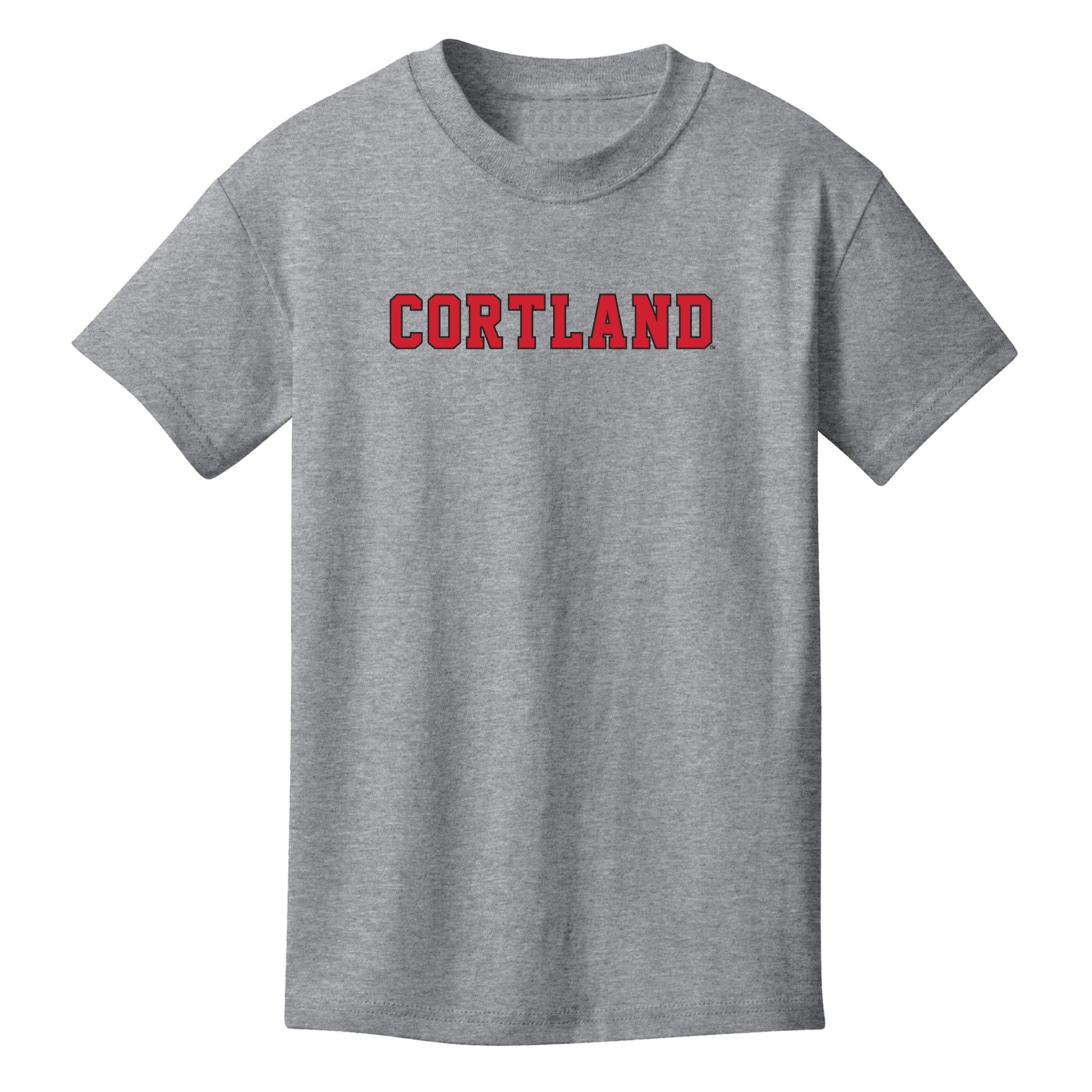 State University of New York at Cortland Red Dragons Block Youth T-Shirt