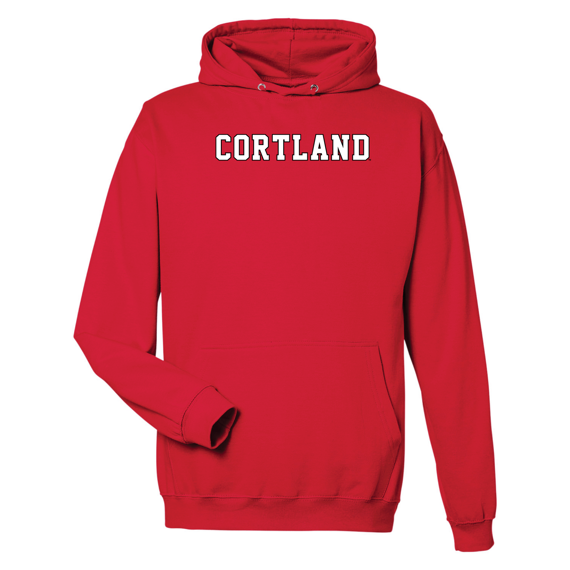 State University of New York at Cortland Red Dragons Block Hooded Sweatshirt
