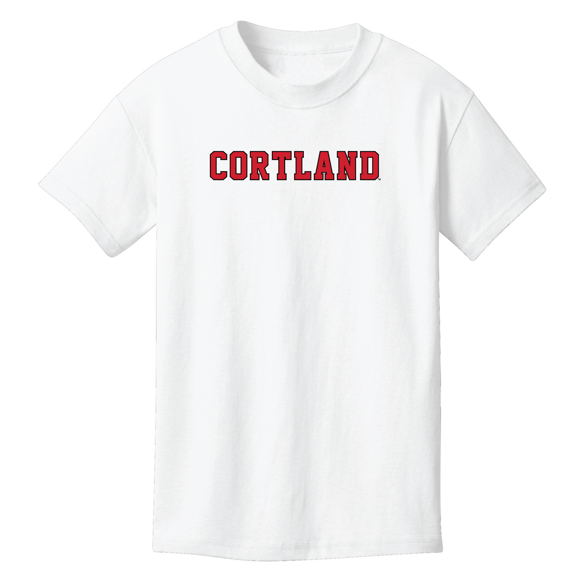 State University of New York at Cortland Red Dragons Block Youth T-Shirt
