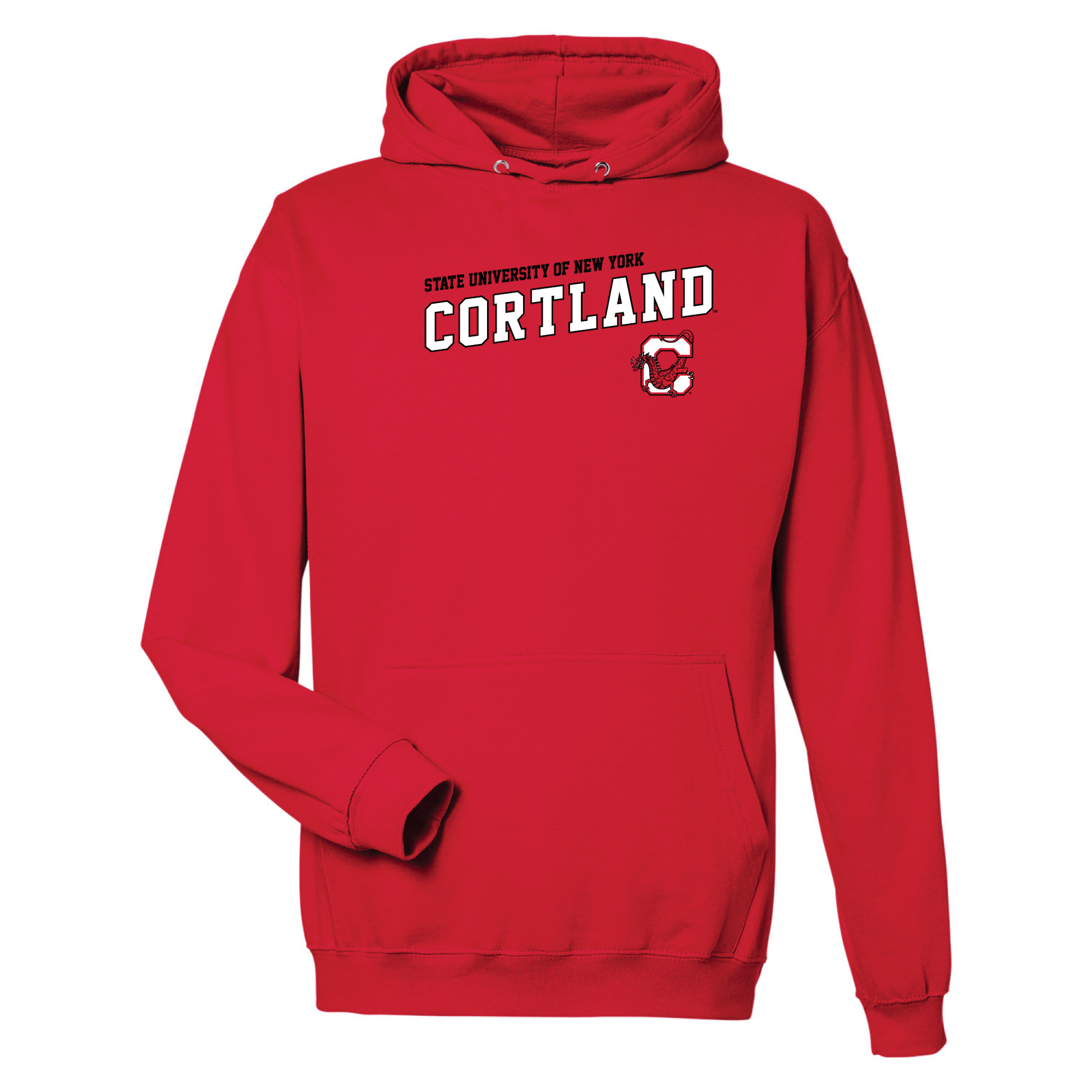 State University of New York at Cortland Red Dragons Uphill Victory Hooded Sweatshirt