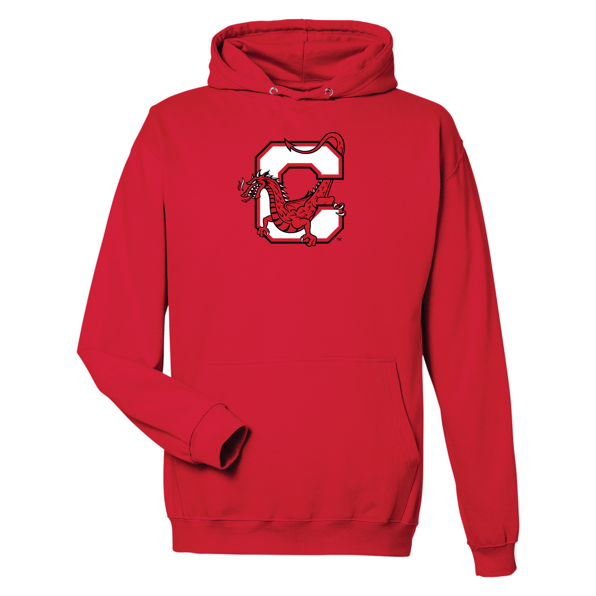 State University of New York at Cortland Red Dragons Jumbo Logo Hooded Sweatshirt