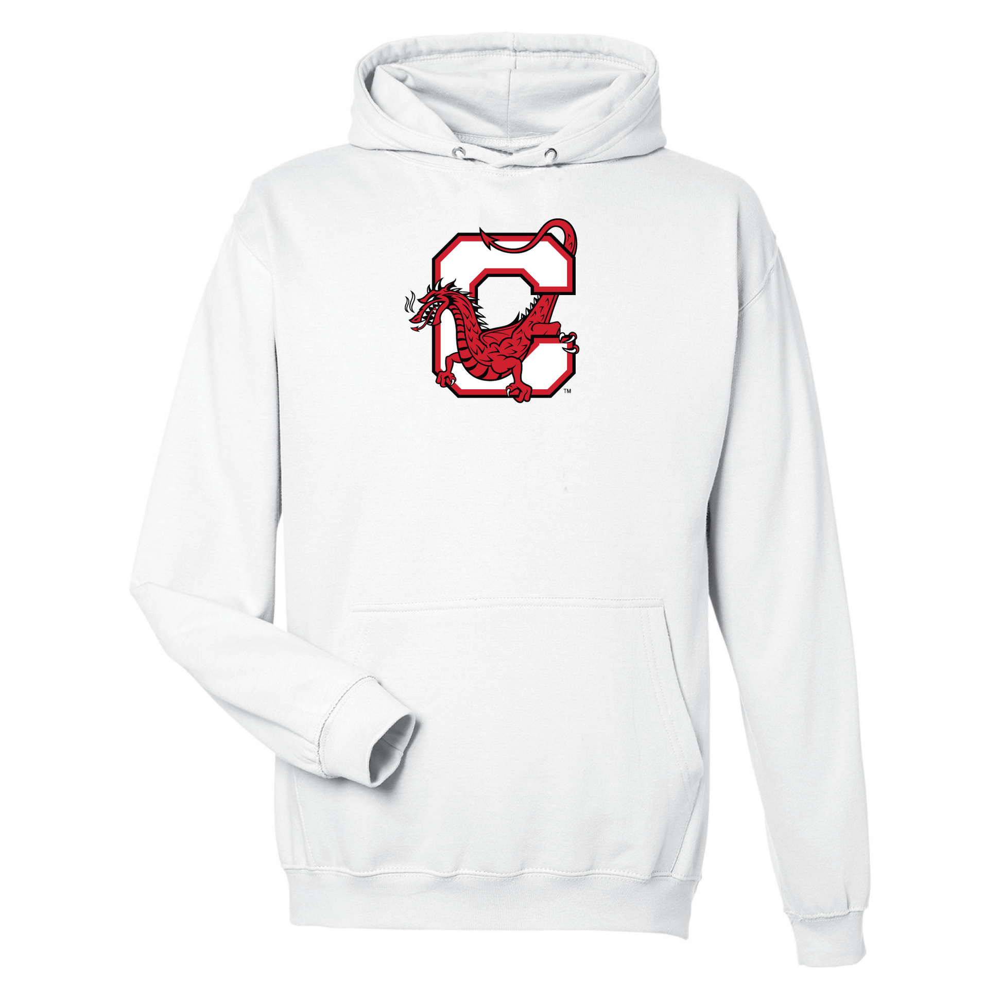State University of New York at Cortland Red Dragons Jumbo Logo Hooded Sweatshirt