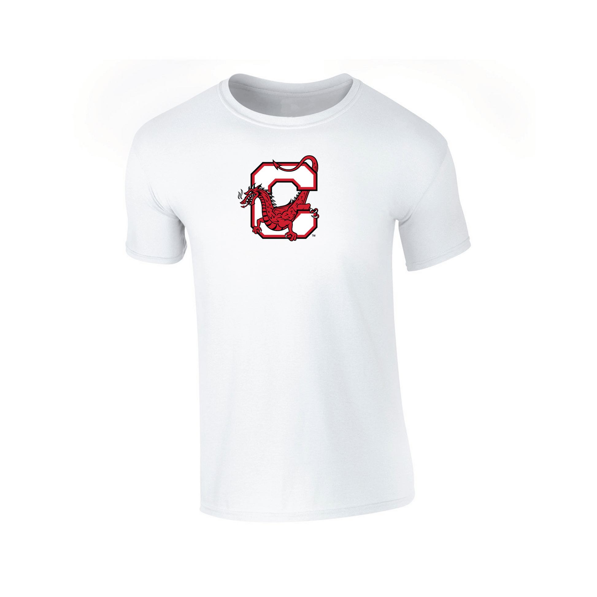 State University of New York at Cortland Red Dragons Jumbo Logo Adult T-Shirt