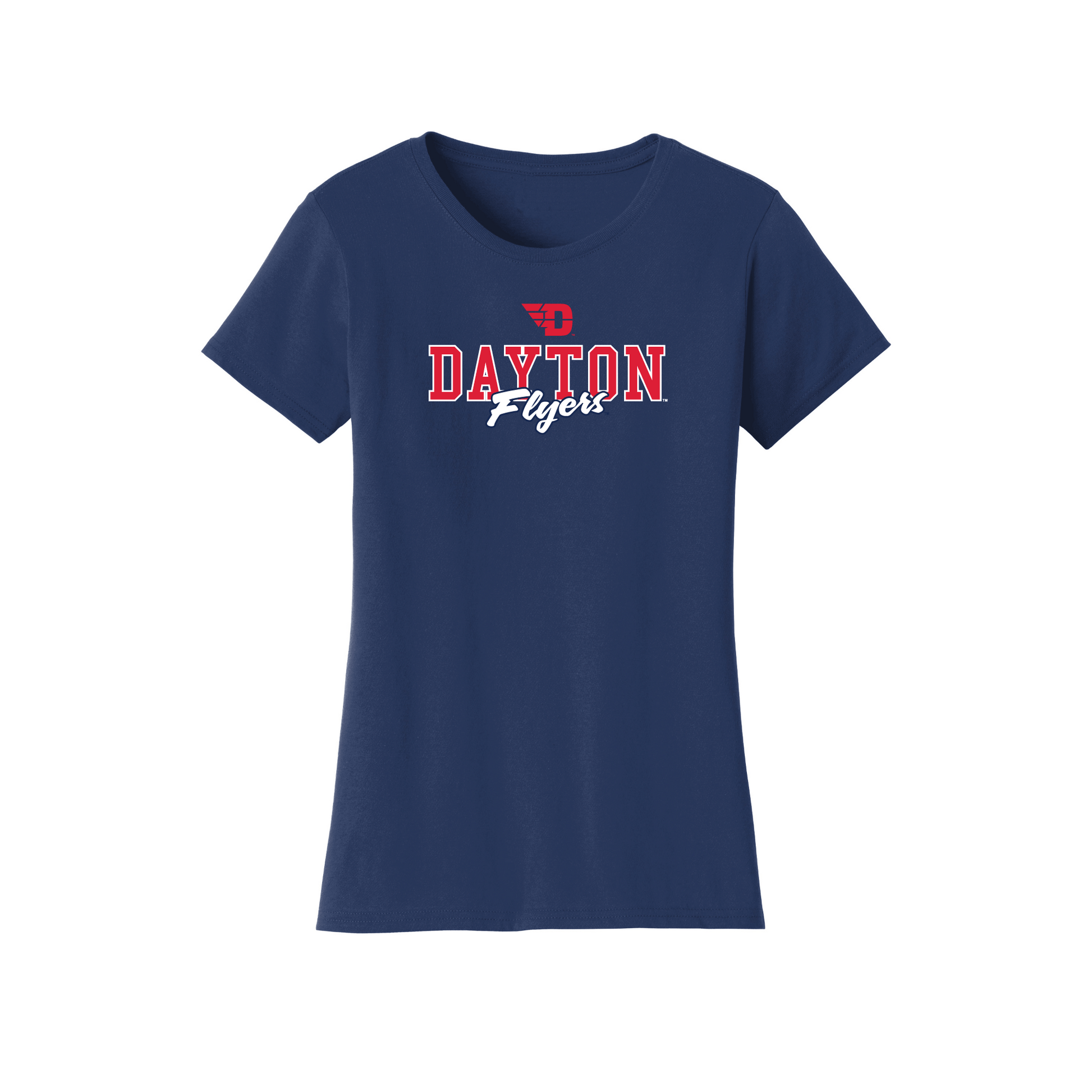 University of Dayton Flyers Campus Script Womens T-Shirt