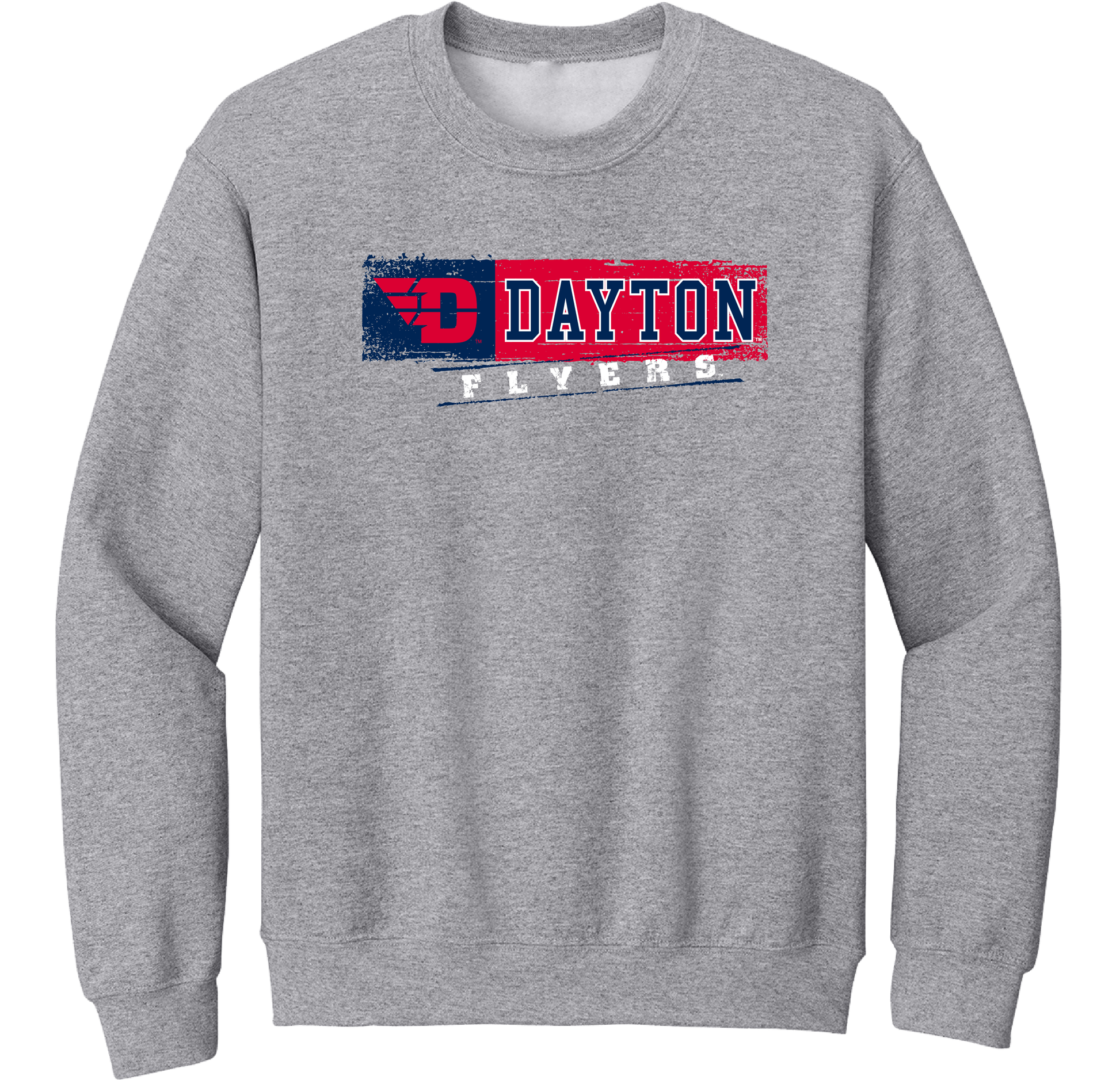 University of Dayton Flyers Sticker Crewneck Sweatshirt