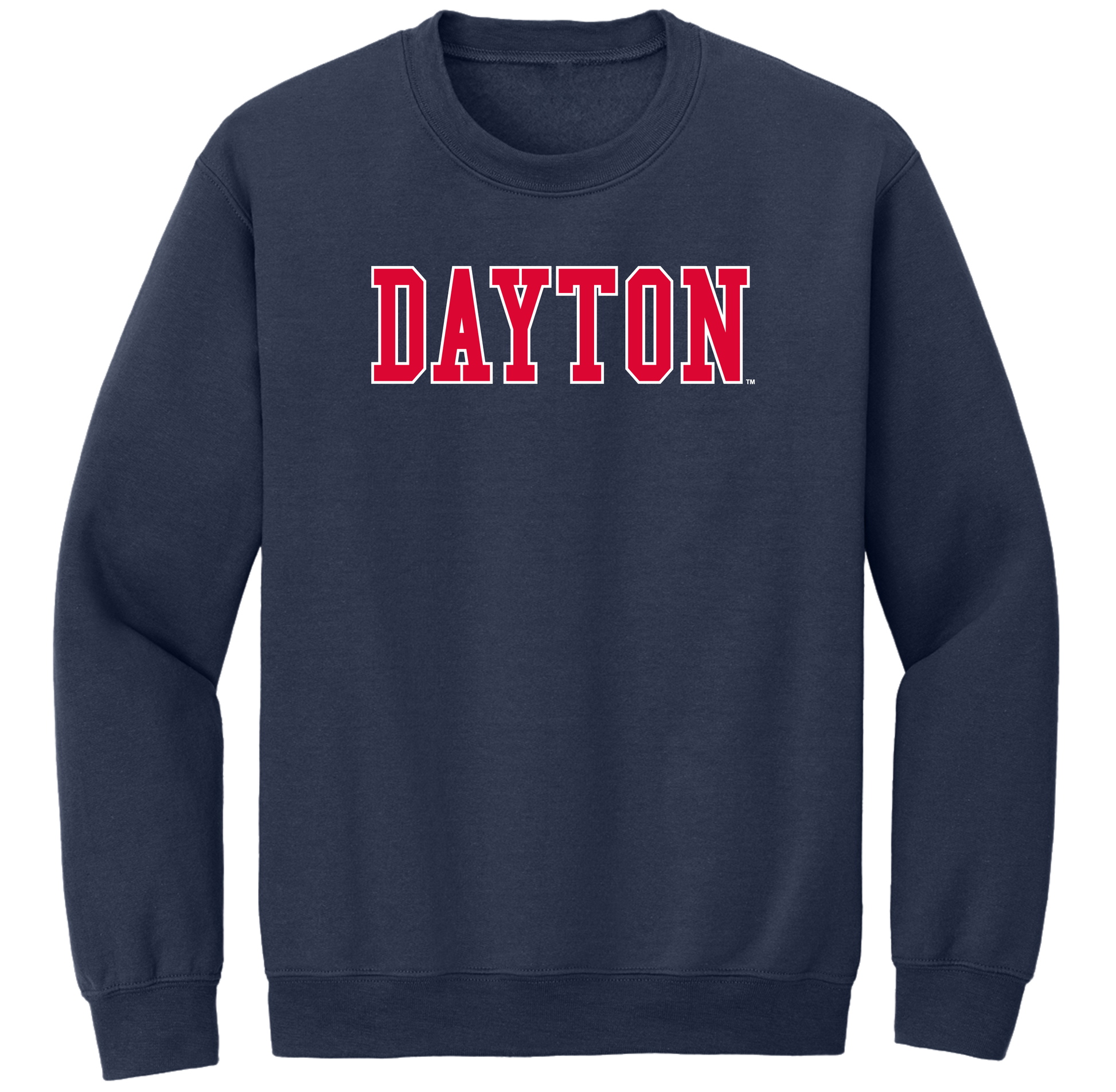 University of Dayton Flyers Block Crewneck Sweatshirt