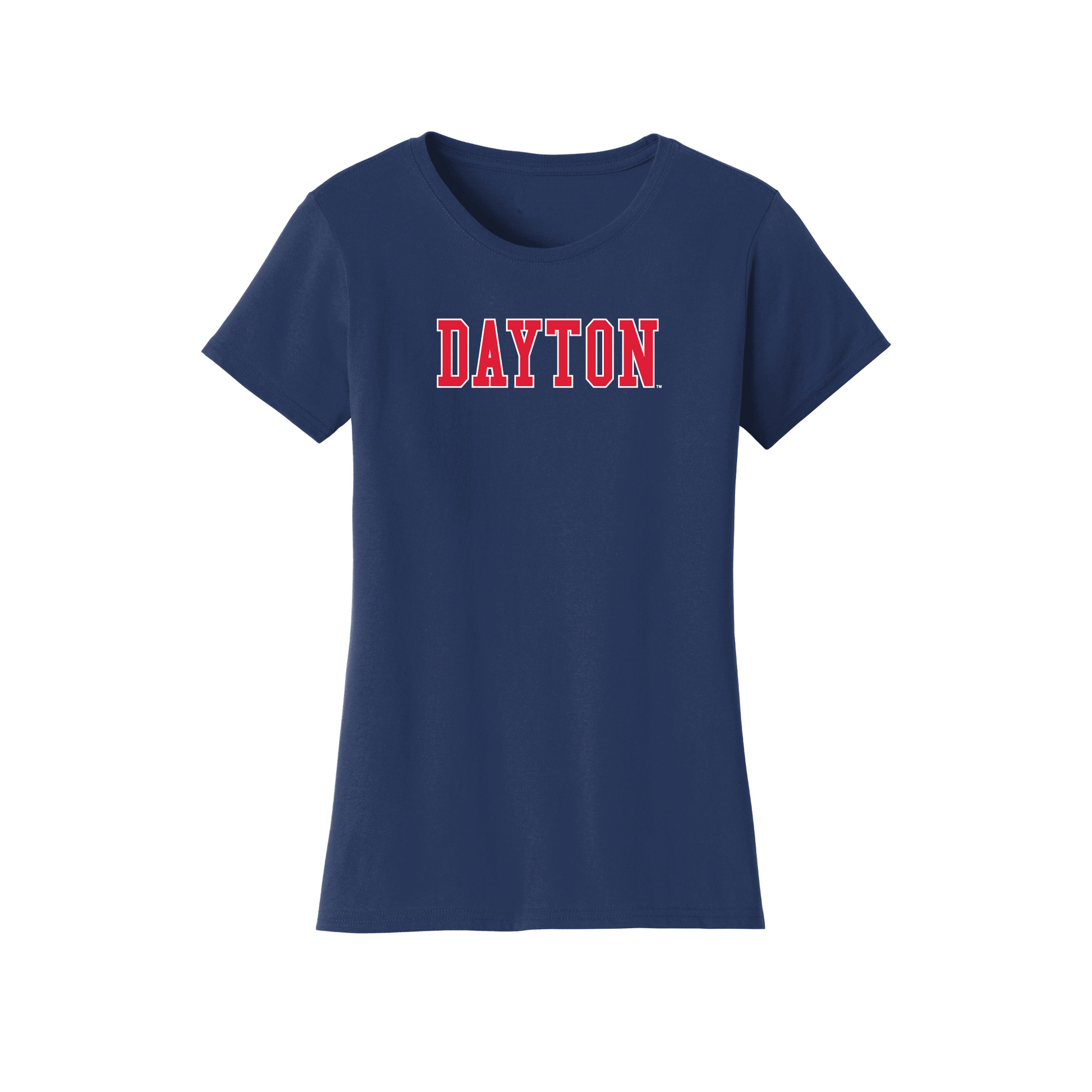 University of Dayton Flyers Block Womens T-Shirt