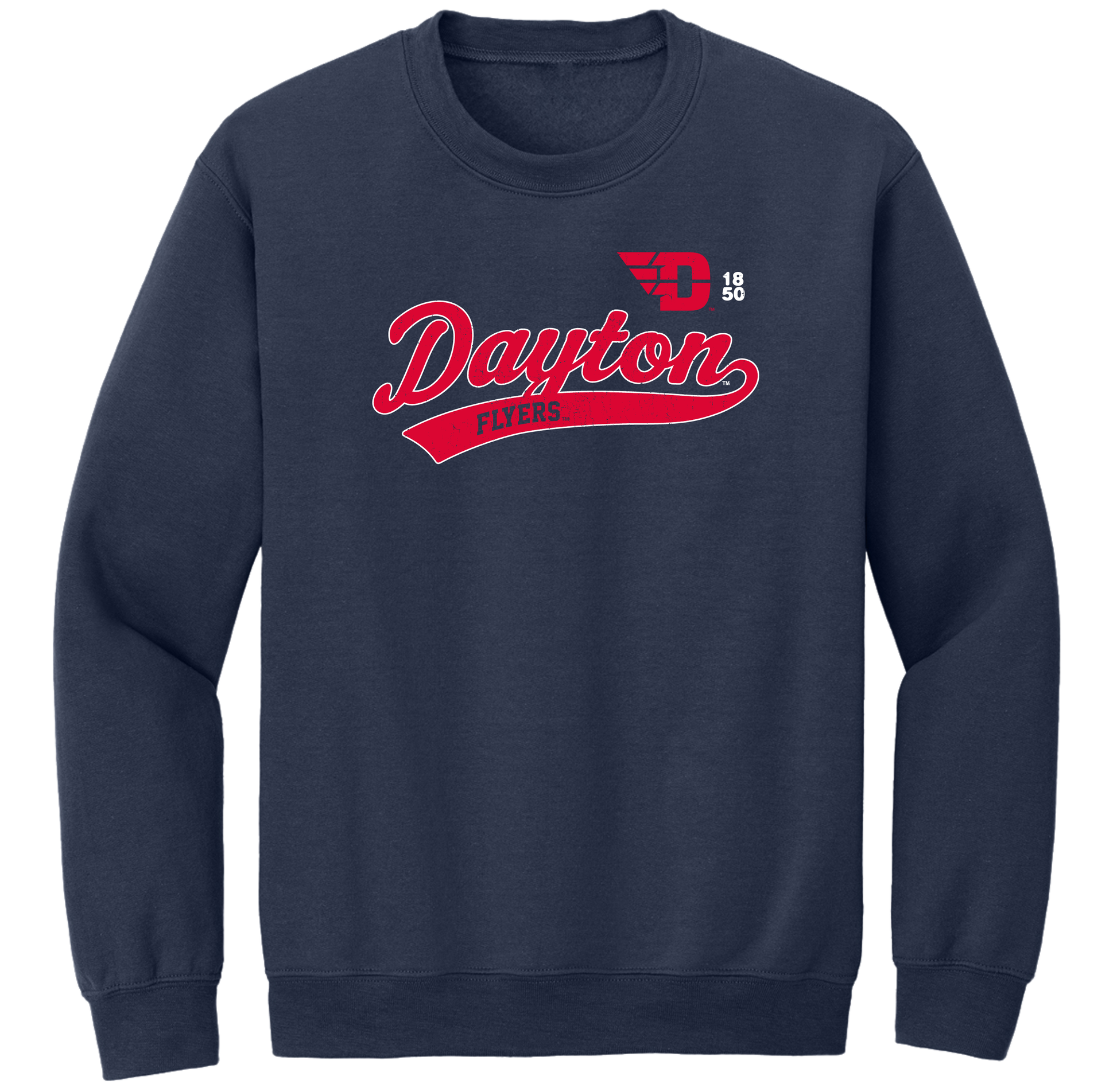 University of Dayton Flyers Old School Crewneck Sweatshirt