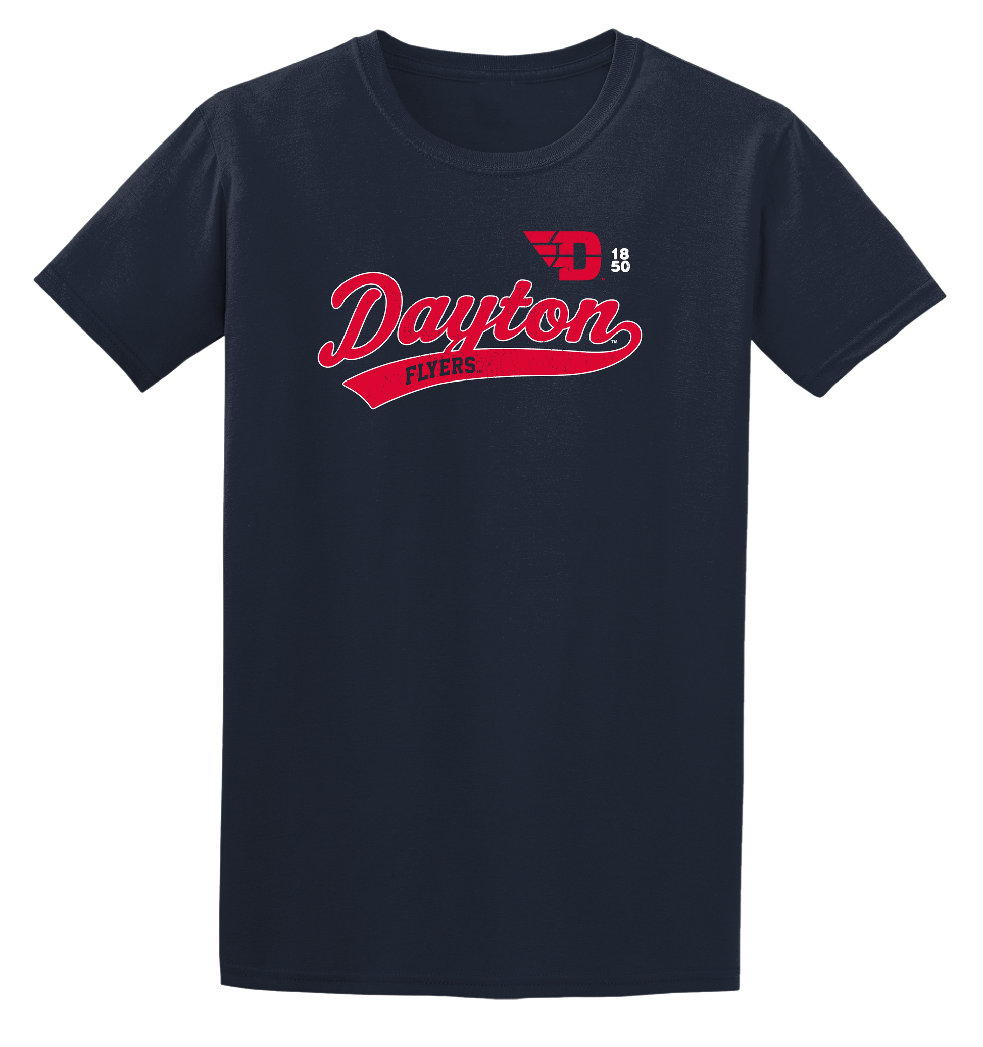 University of Dayton Flyers Old School Adult T-Shirt