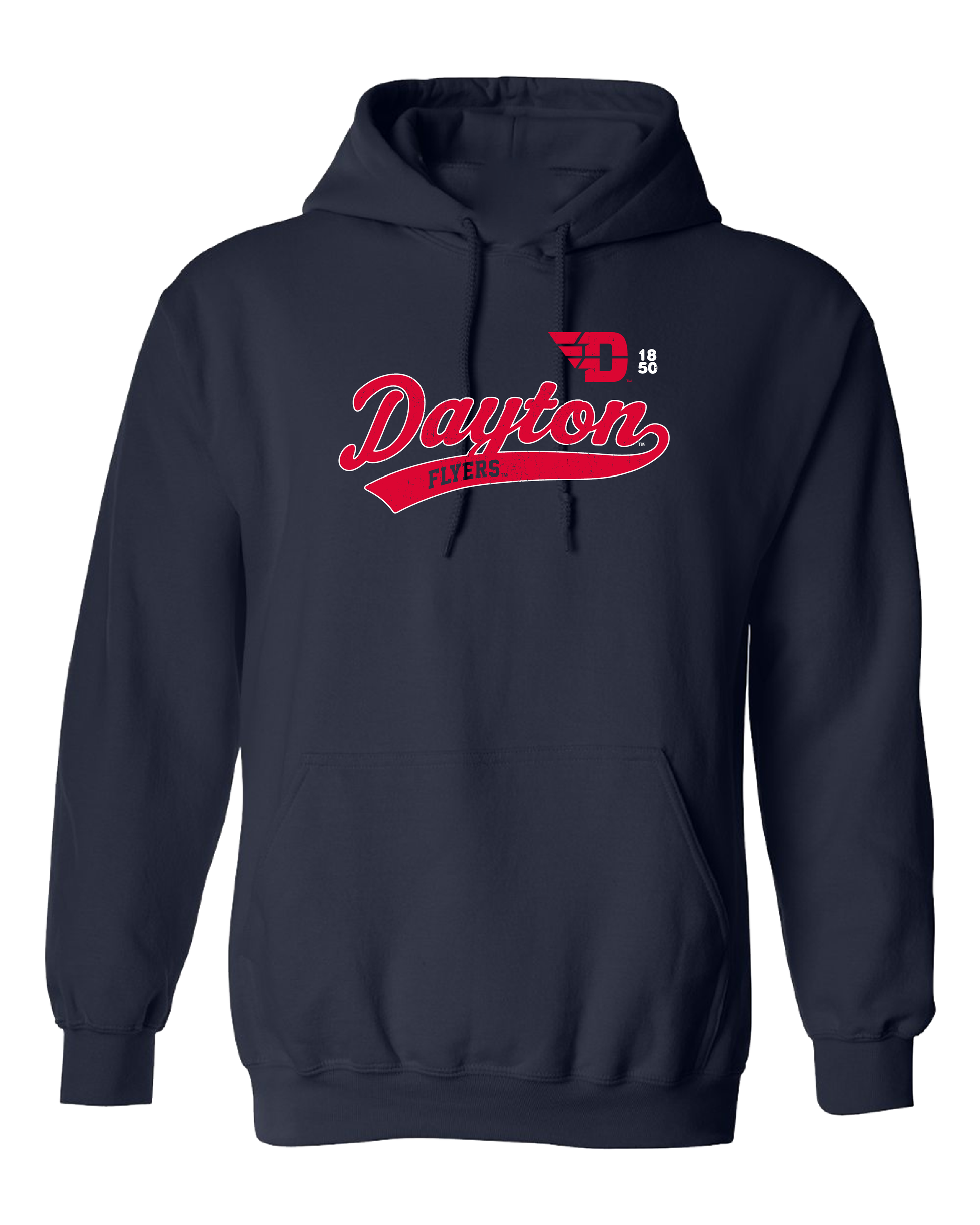 University of Dayton Flyers Old School Hooded Sweatshirt