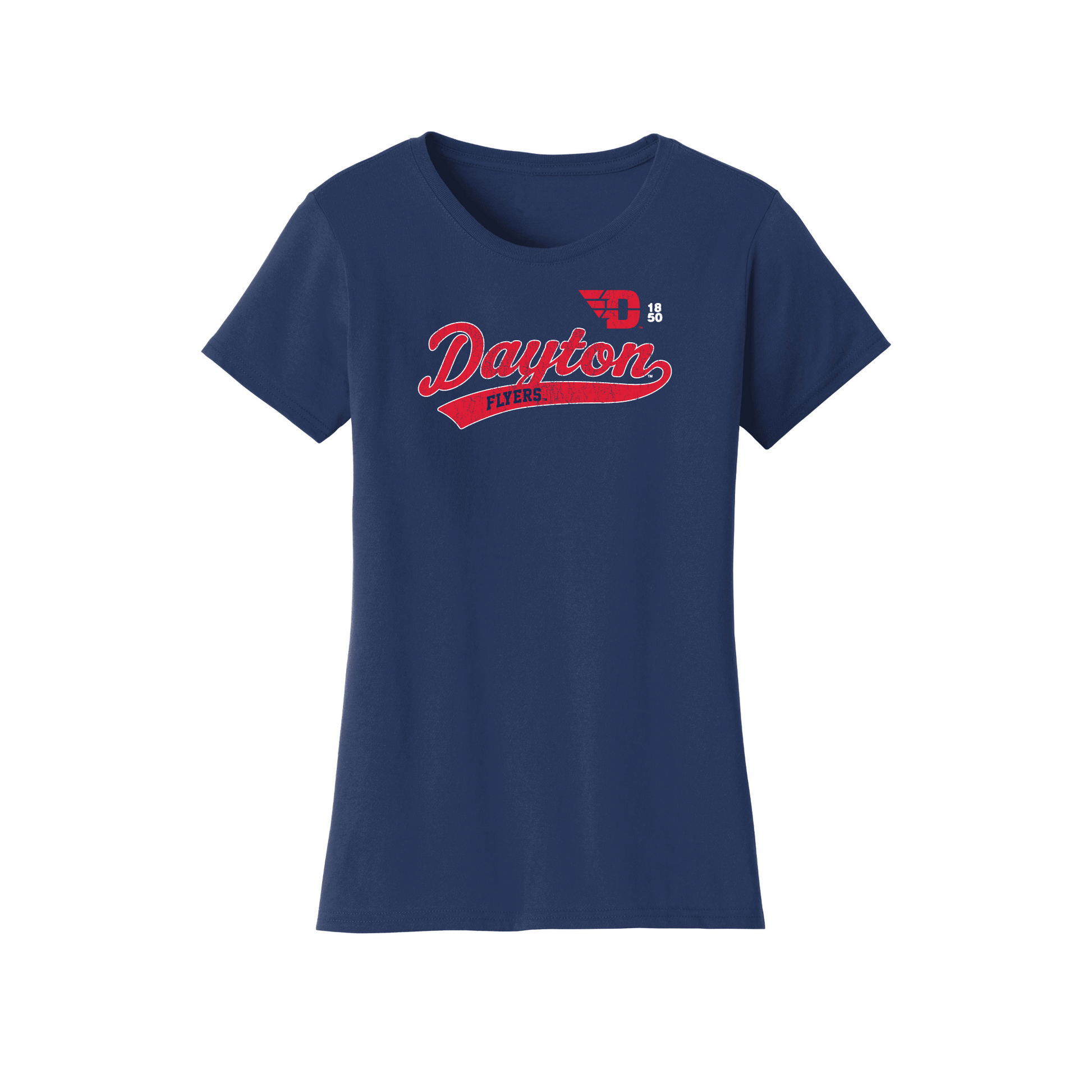University of Dayton Flyers Old School Womens T-Shirt