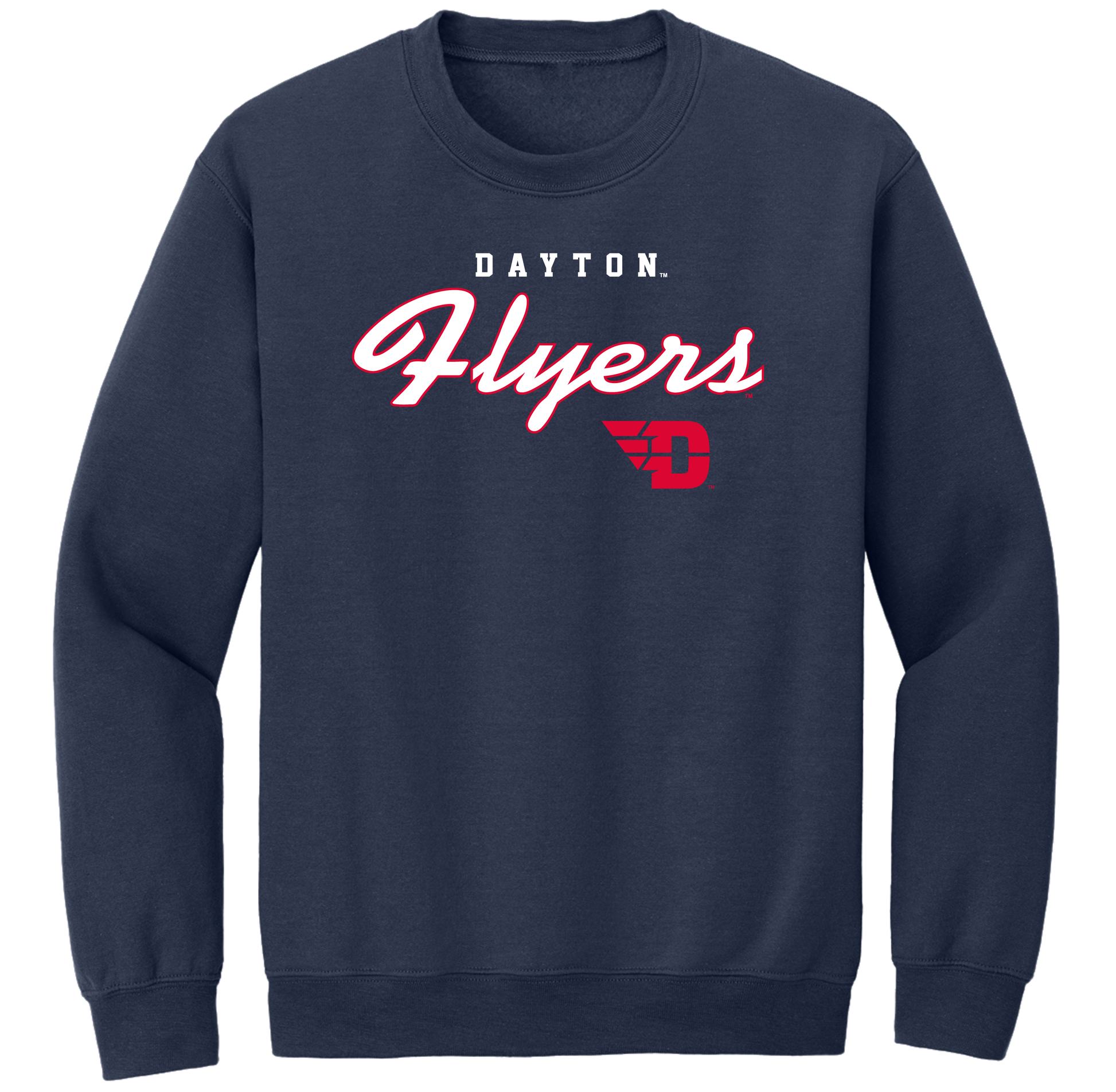 University of Dayton Flyers Machine Script Crewneck Sweatshirt