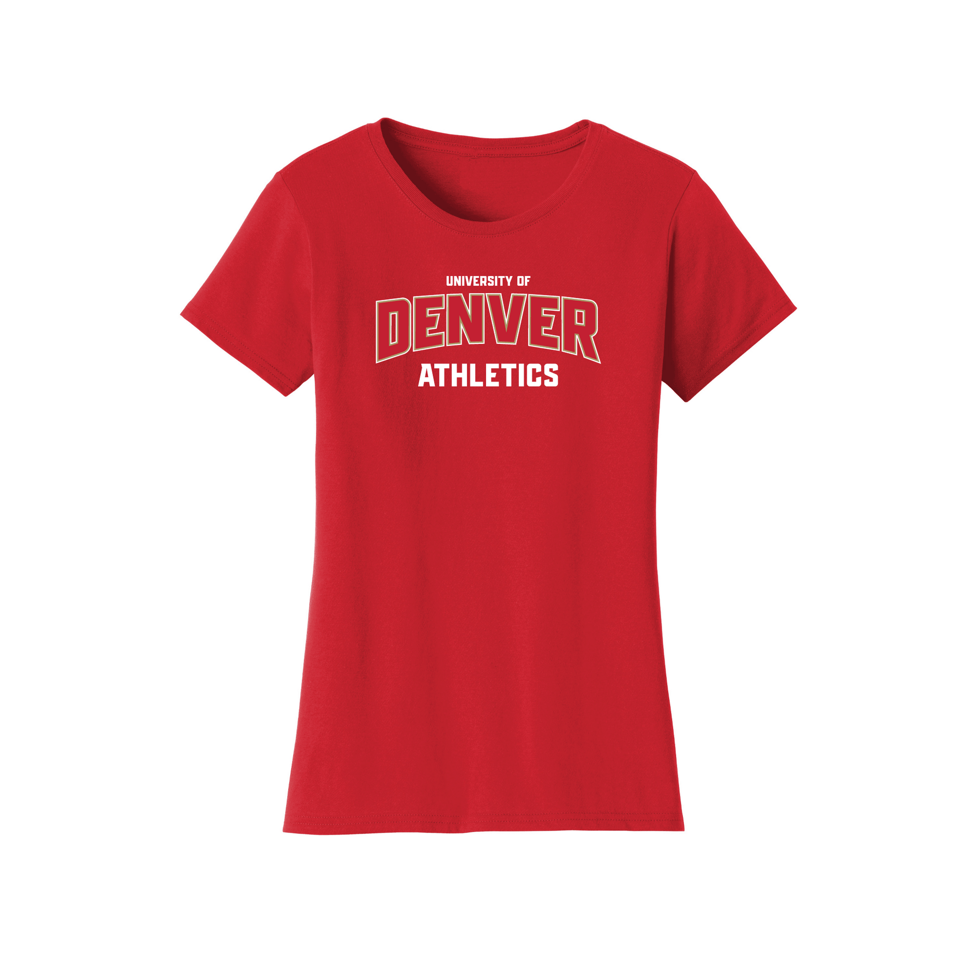 University of Denver Athletics Campus Script Womens T-Shirt