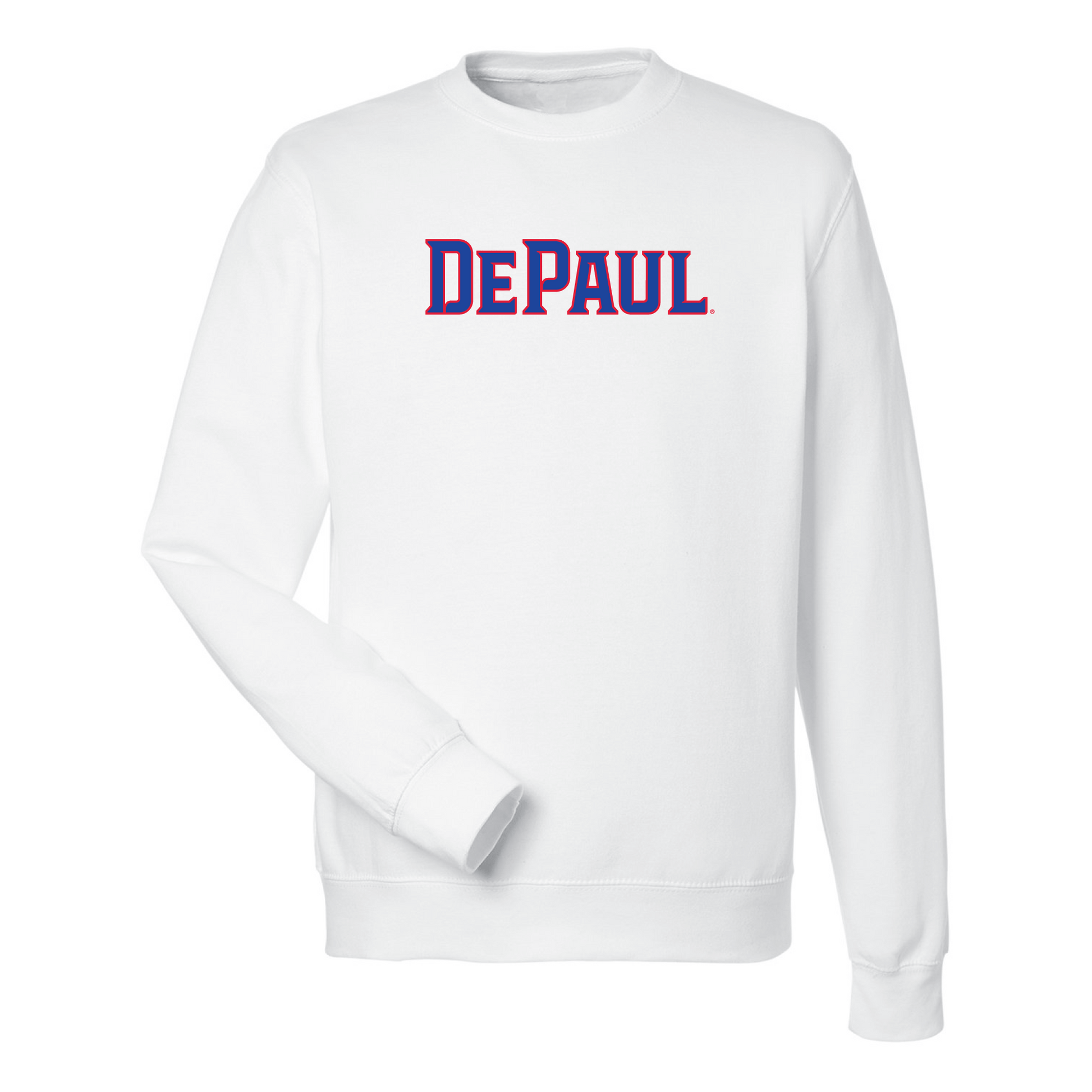 DePaul University Blue Demons Block Crewneck Sweatshirt