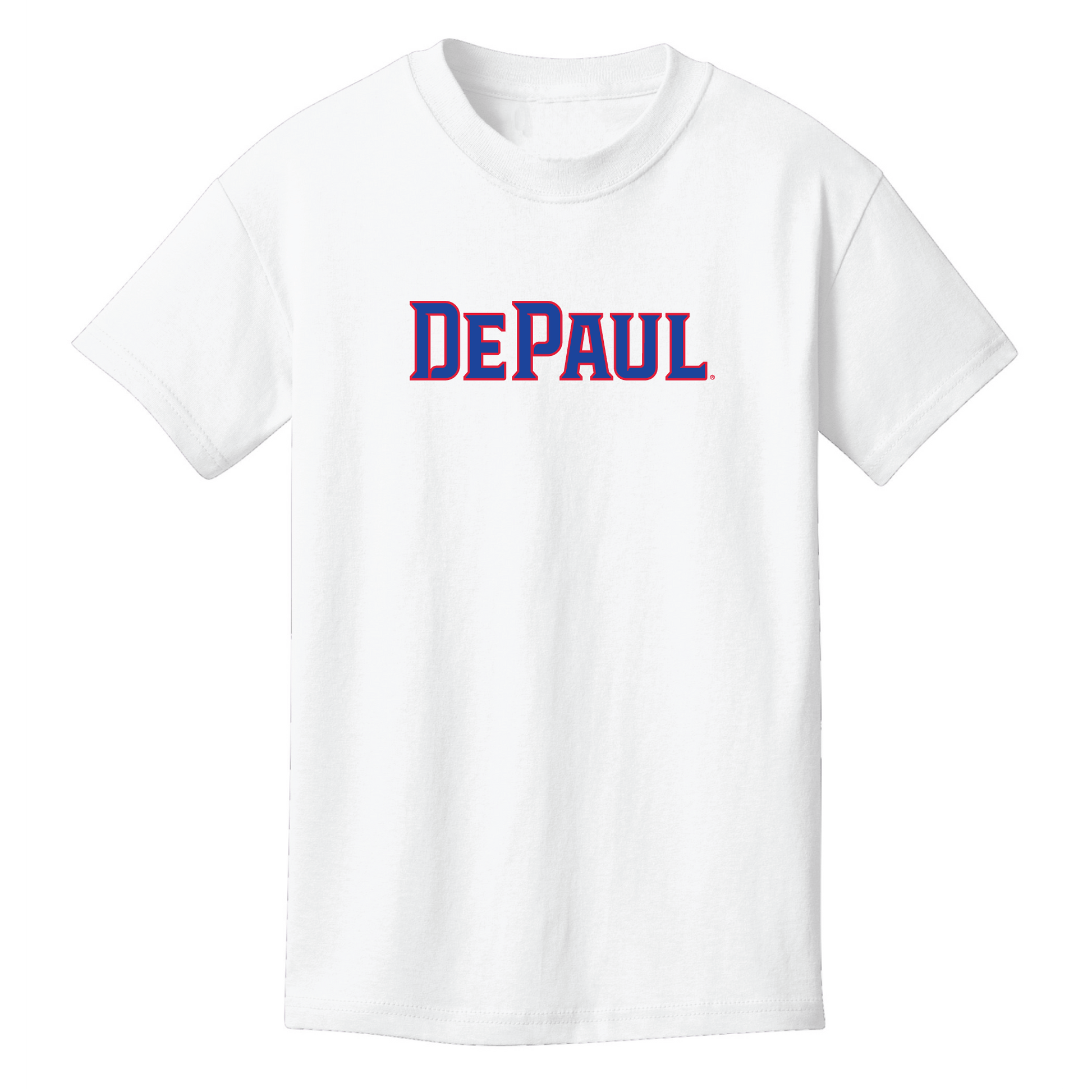 DePaul University Blue Demons Block Youth T-Shirt