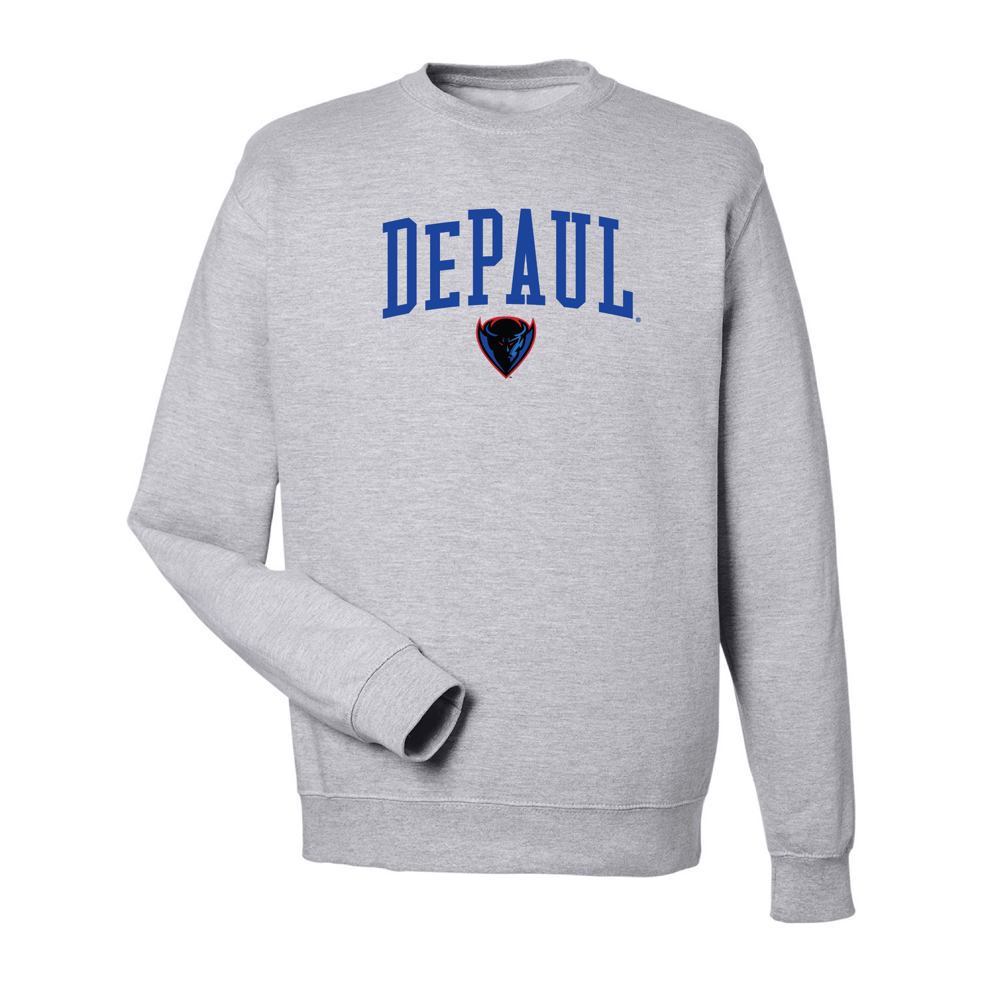 DePaul University Blue Demons Jumbo Arch Crewneck Sweatshirt