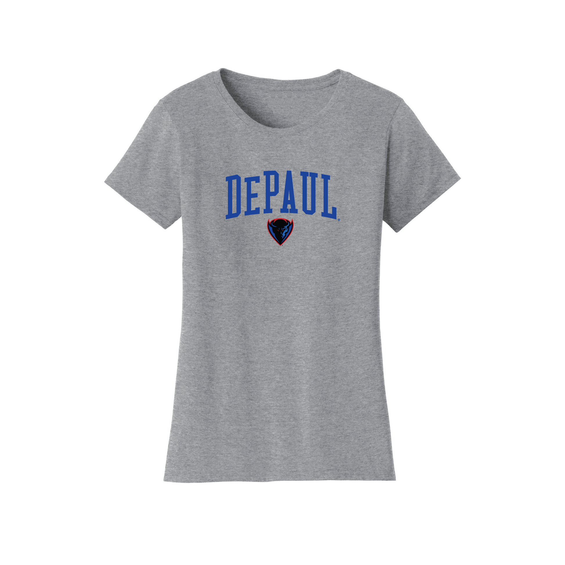 DePaul University Blue Demons Jumbo Arch Womens T-Shirt