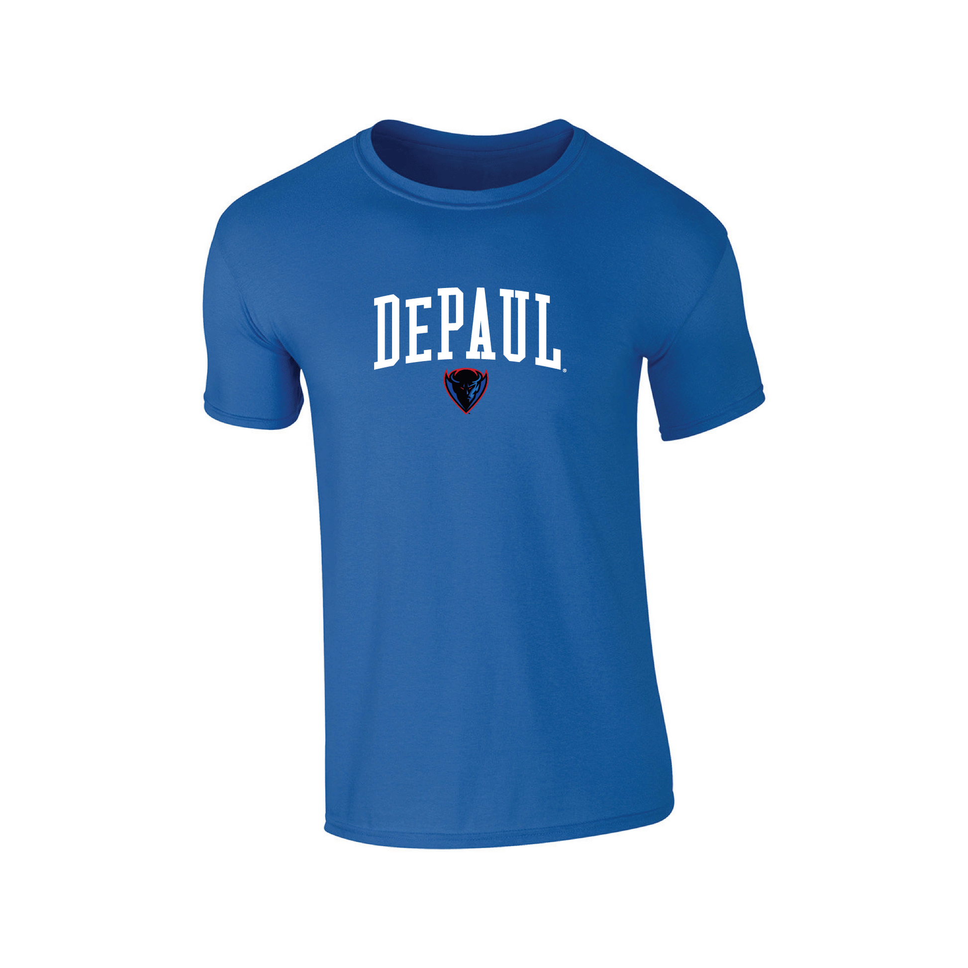 DePaul University Blue Demons Jumbo Arch Adult T-Shirt