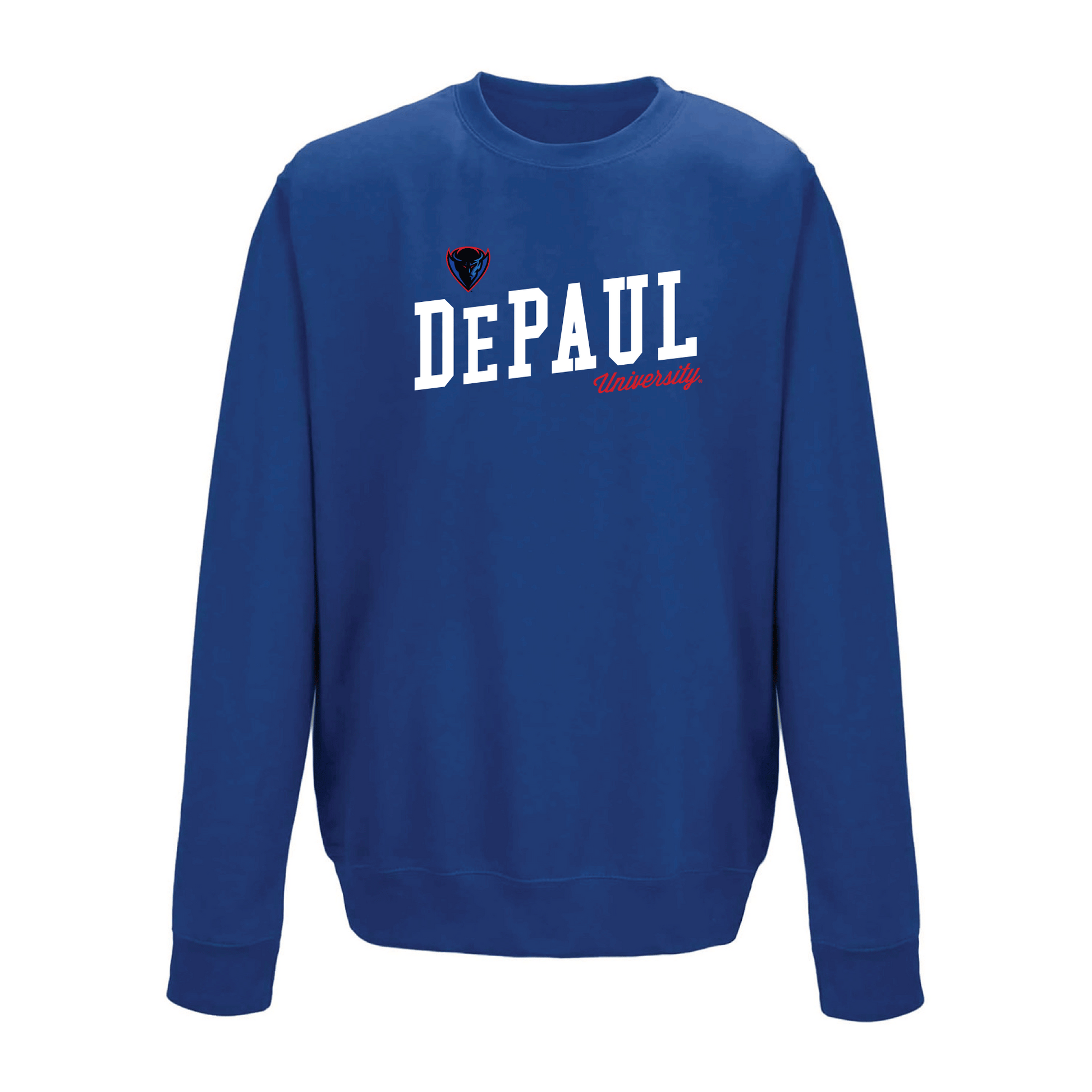 DePaul University Blue Demons Uphill Victory Crewneck Sweatshirt