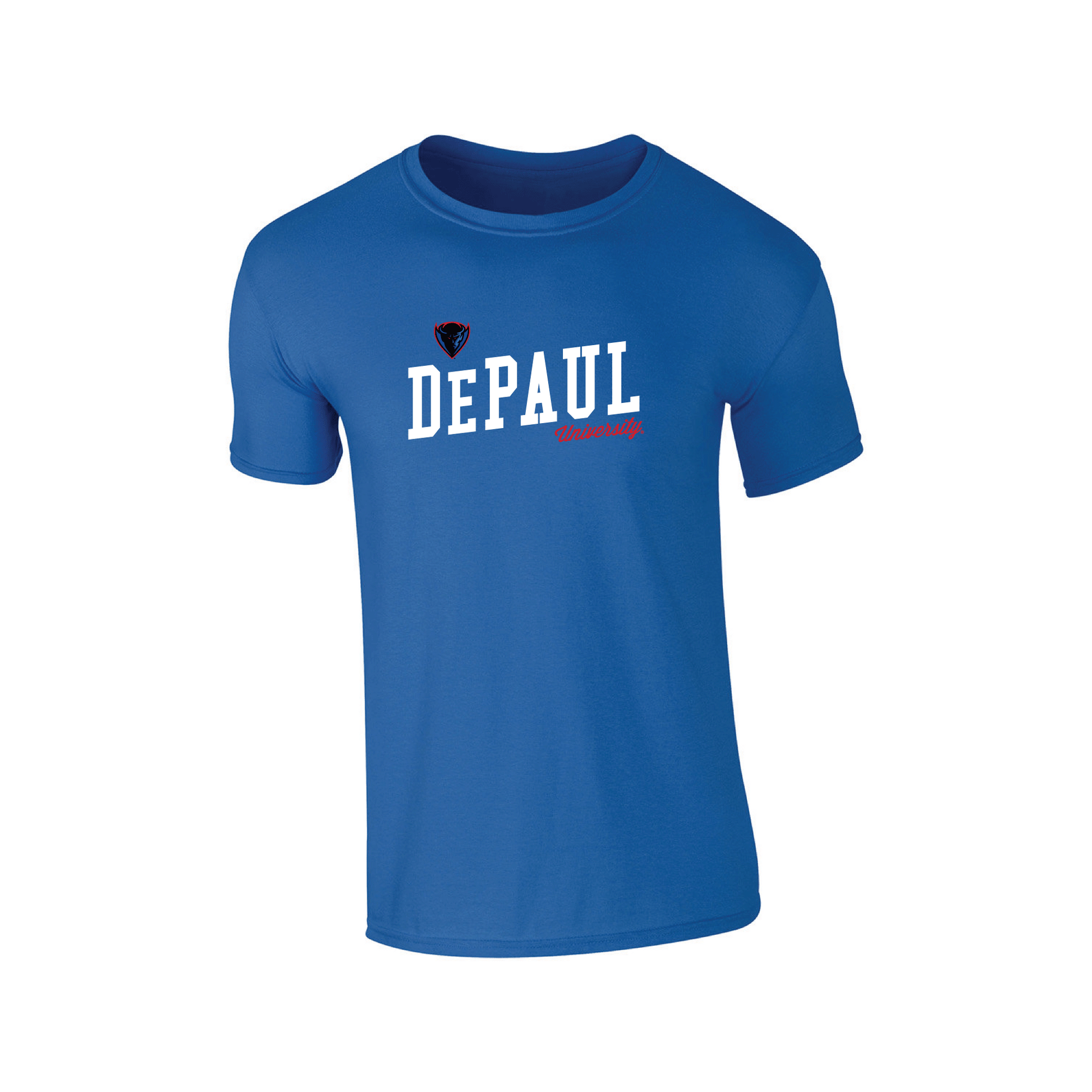 DePaul University Blue Demons Uphill Victory Adult T-Shirt