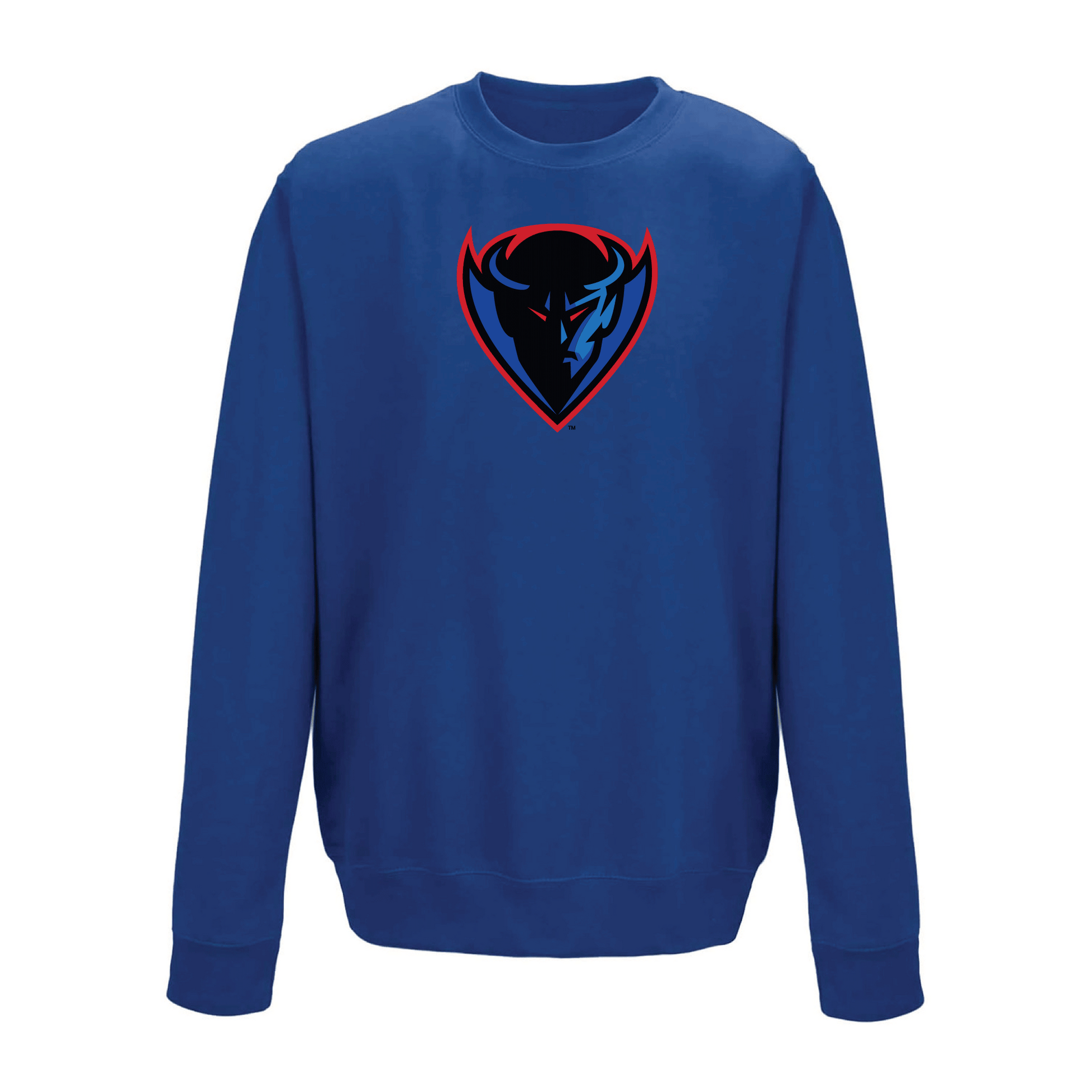 DePaul University Blue Demons Jumbo Logo Crewneck Sweatshirt