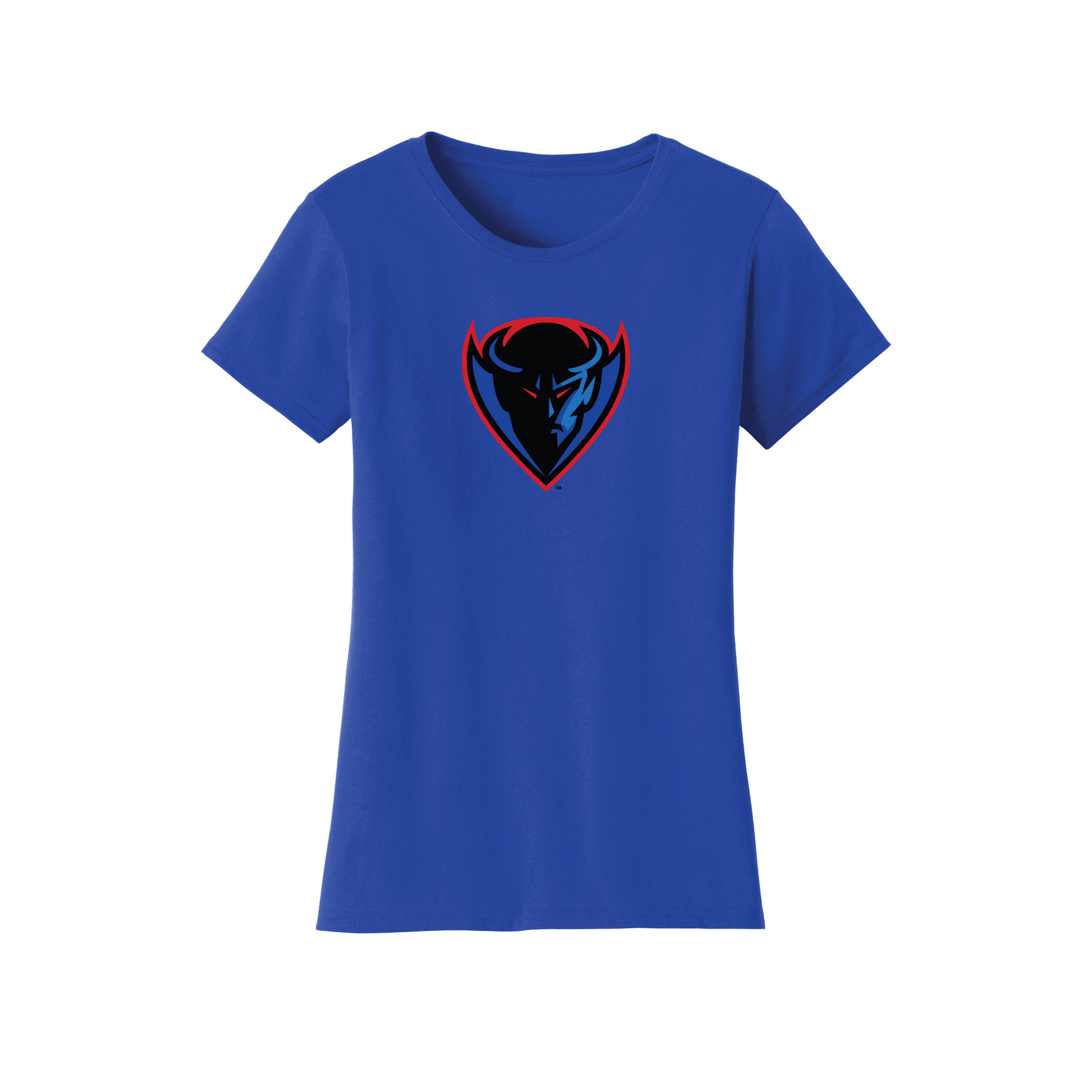 DePaul University Blue Demons Jumbo Logo Womens T-Shirt