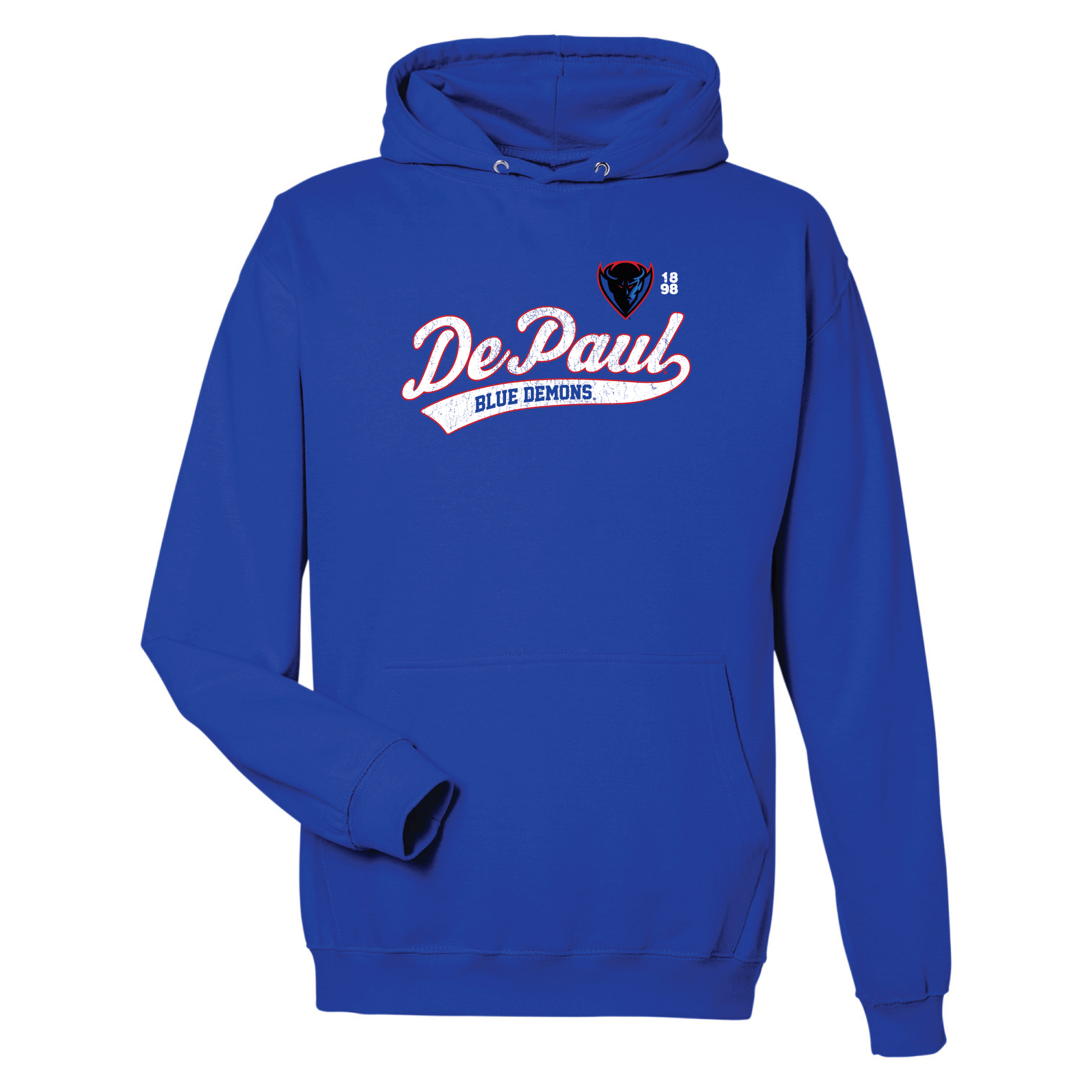 DePaul University Blue Demons Old School Hooded Sweatshirt