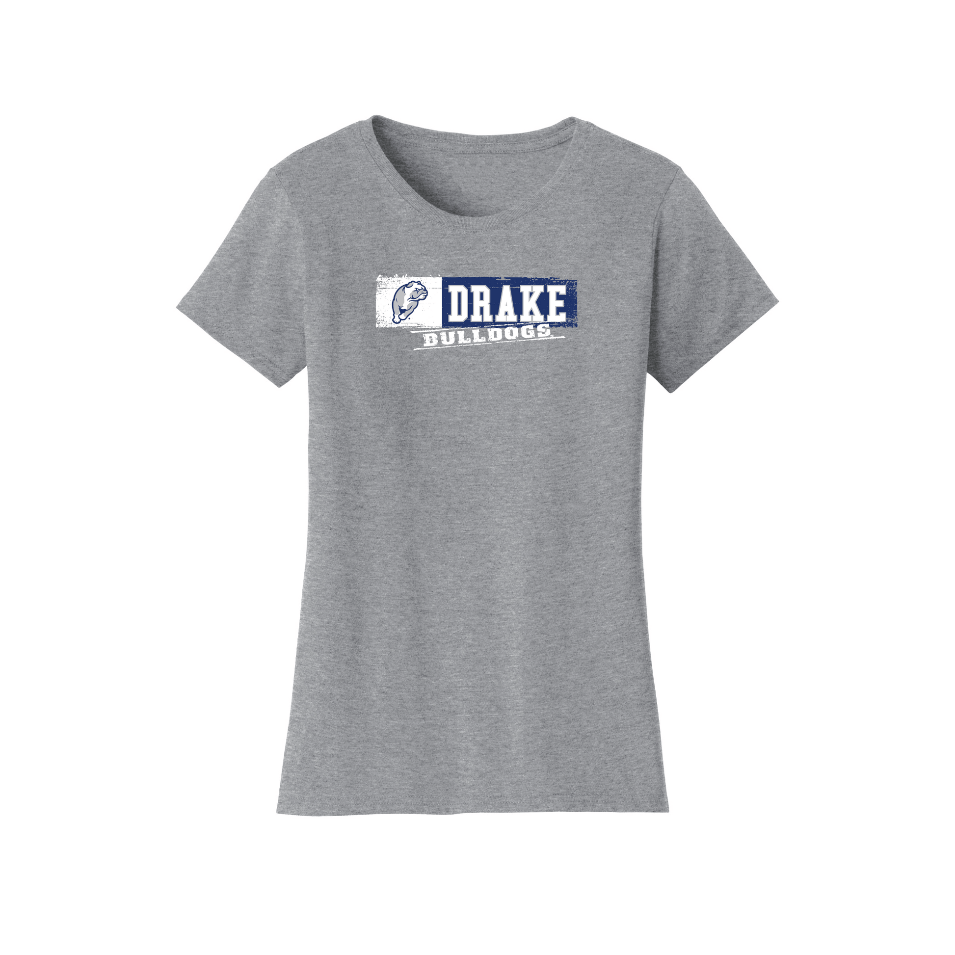 Drake University Bulldogs Sticker Womens T-Shirt