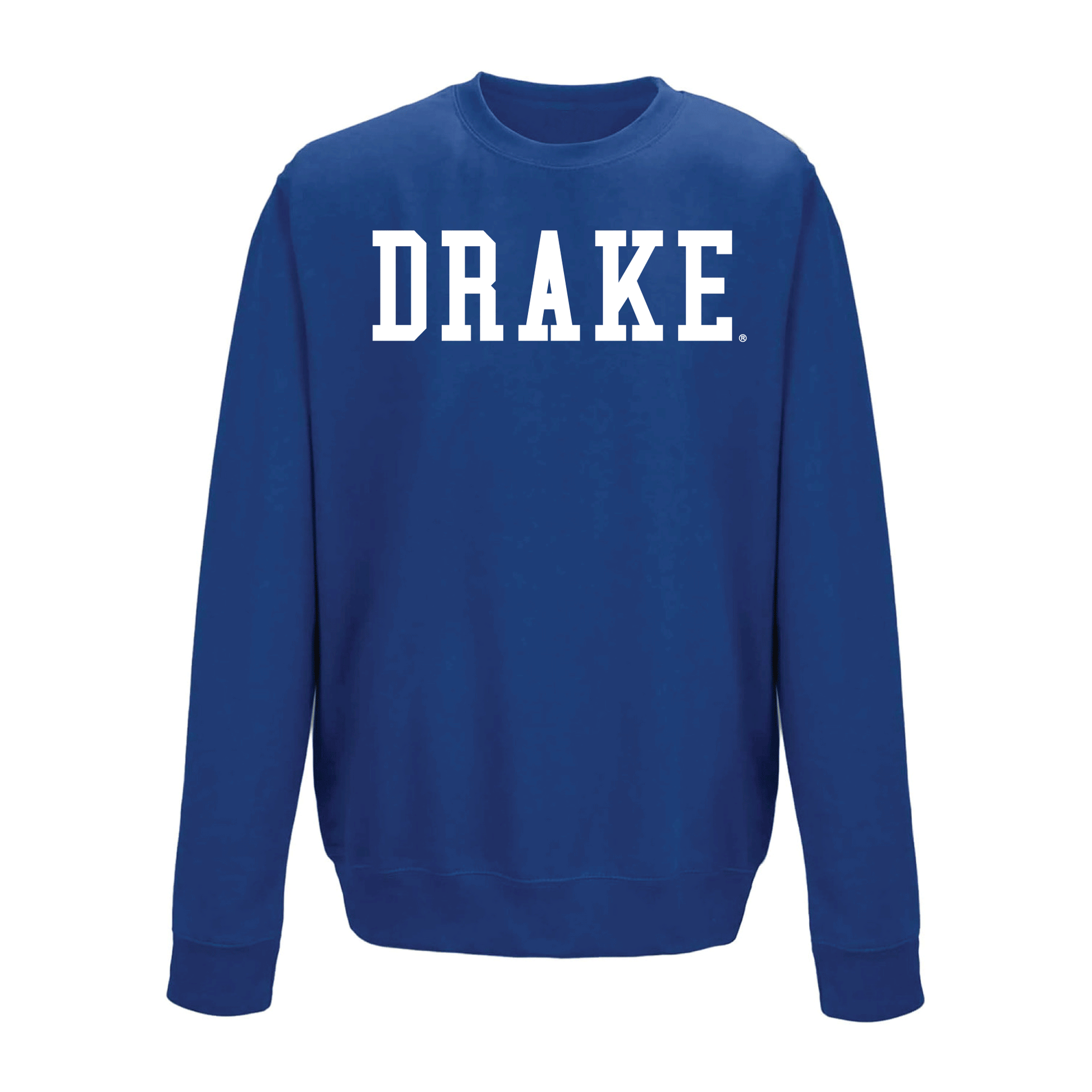 Drake University Bulldogs Block Crewneck Sweatshirt