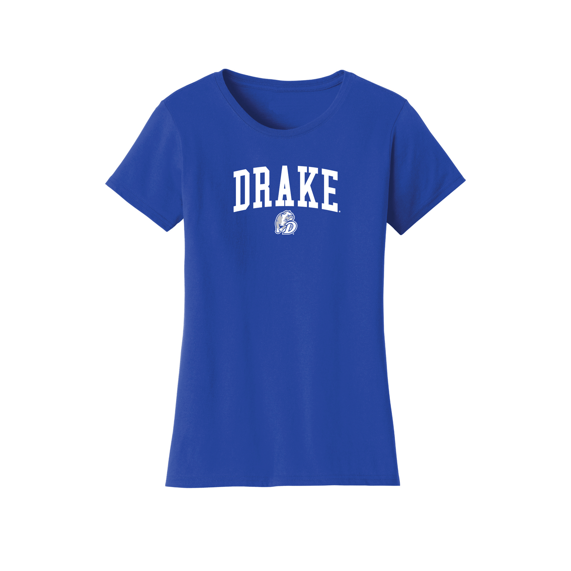 Drake University Bulldogs Jumbo Arch Womens T-Shirt