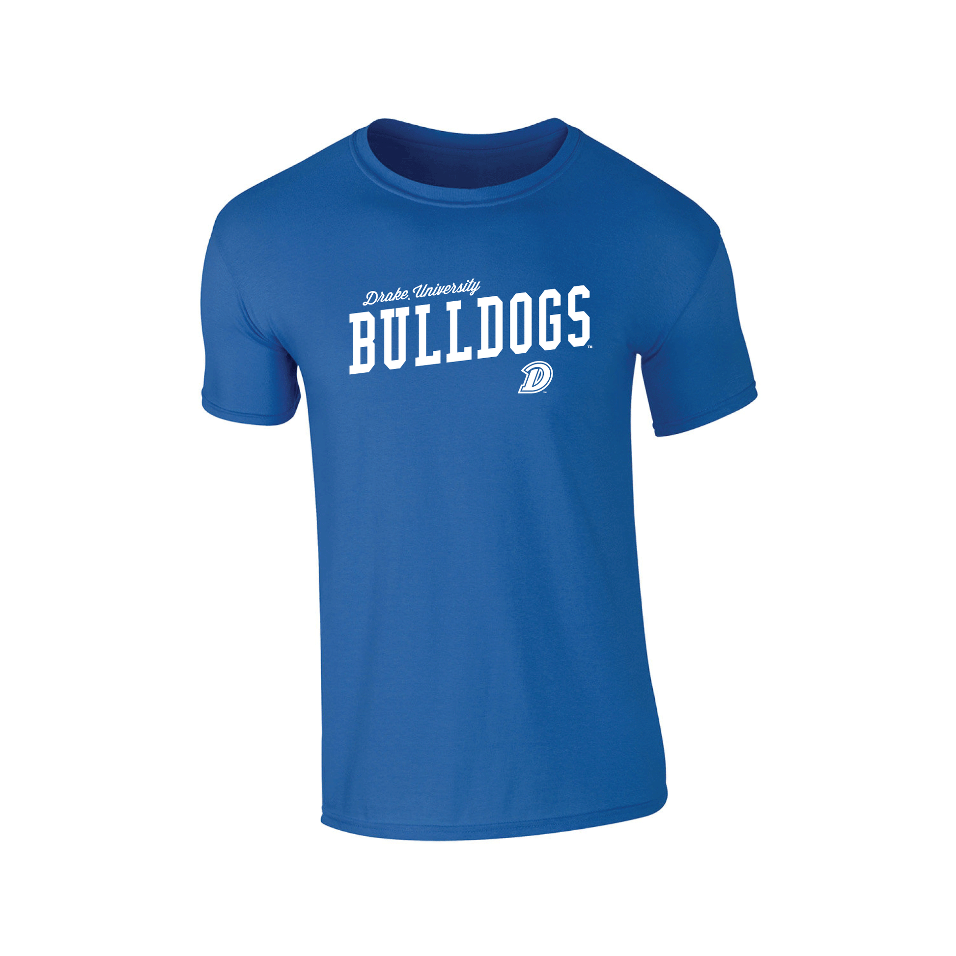 Drake University Bulldogs Uphill Victory Adult T-Shirt