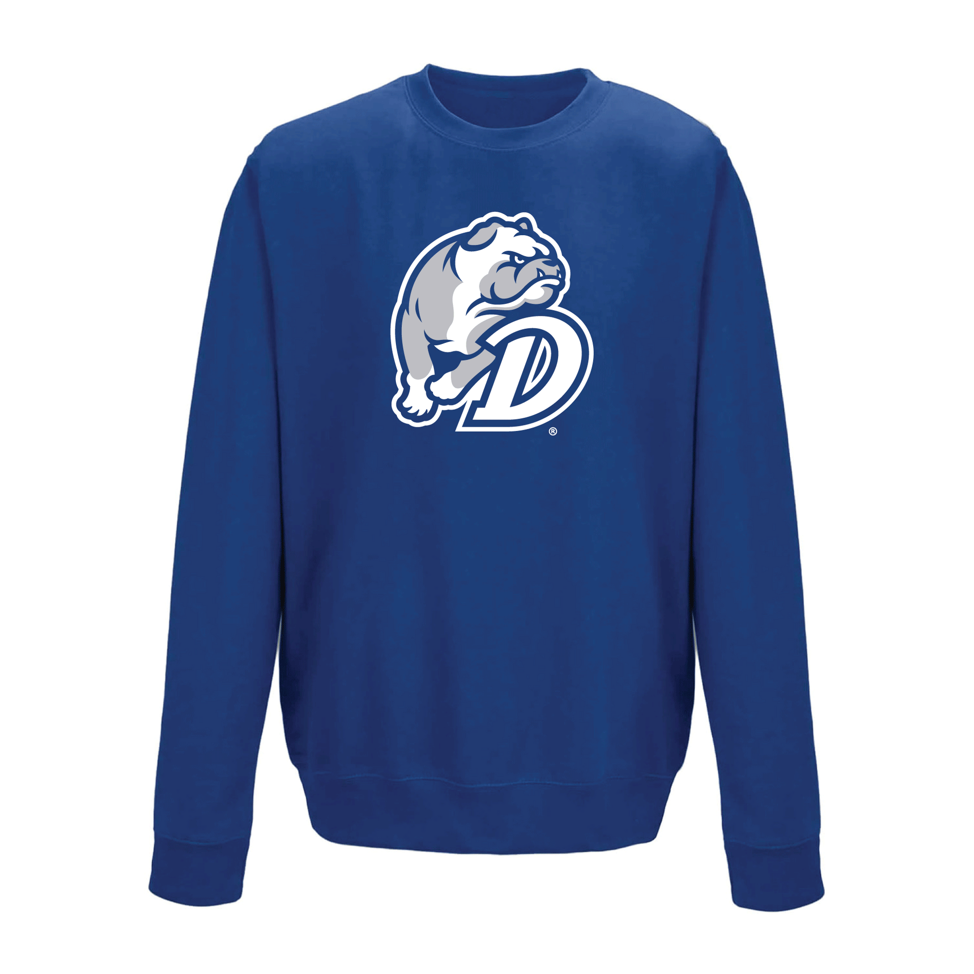 Drake University Bulldogs Jumbo Logo Crewneck Sweatshirt