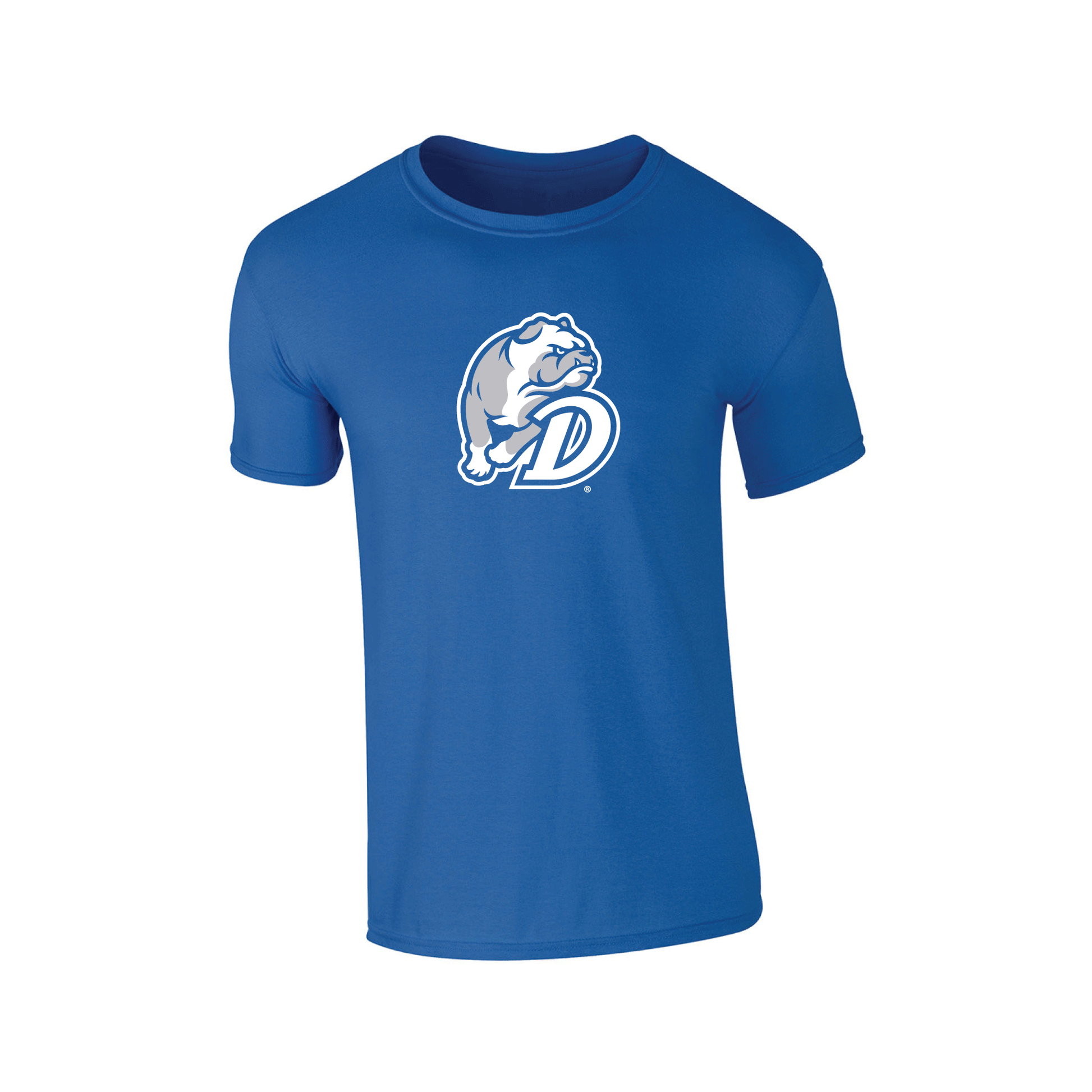 Drake University Bulldogs Jumbo Logo Adult T-Shirt