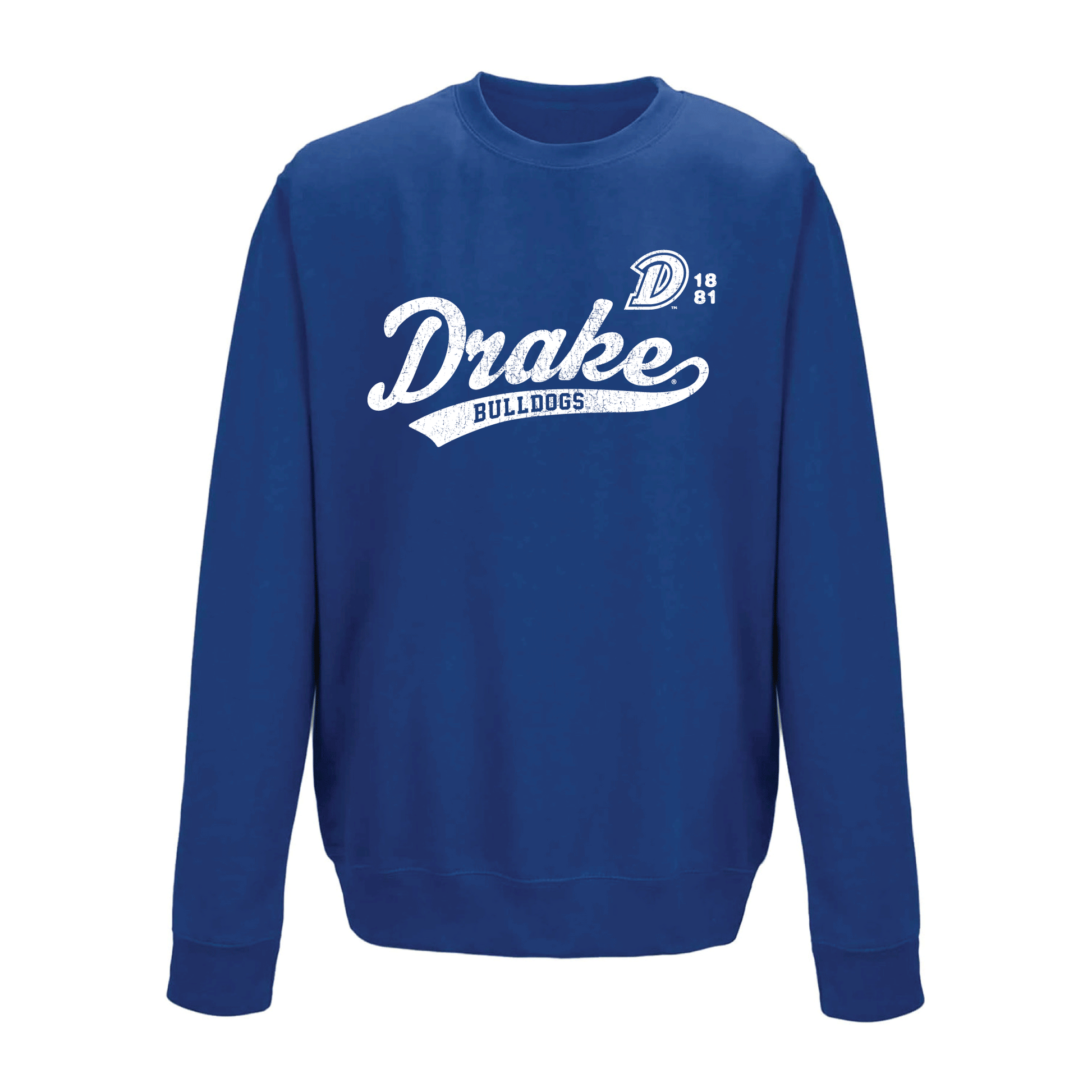 Drake University Bulldogs Old School Crewneck Sweatshirt