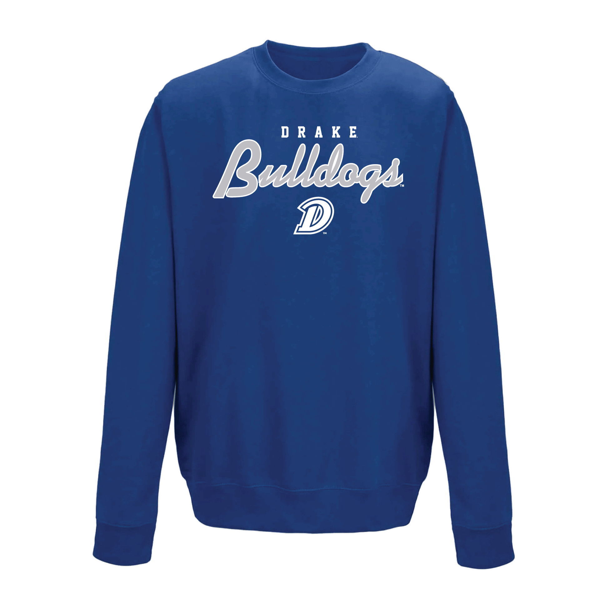 Drake University Bulldogs Machine Script Crewneck Sweatshirt