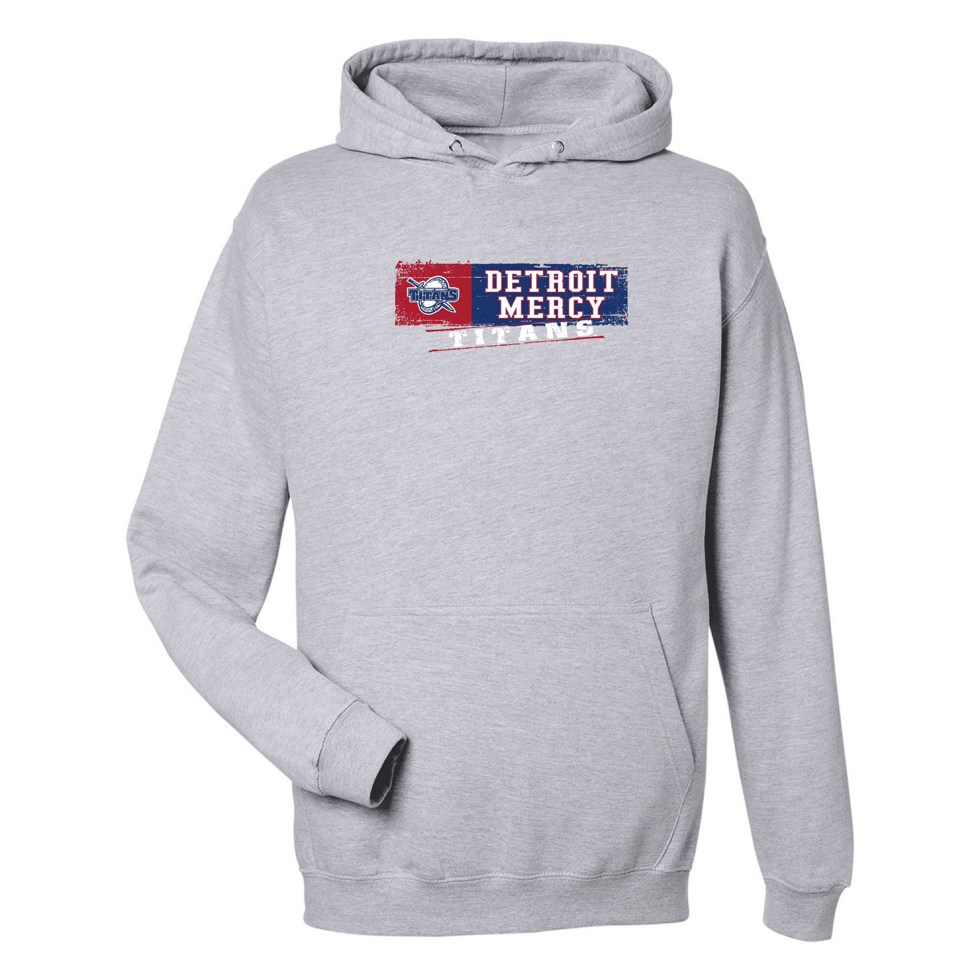 University of Detroit Mercy Titans Sticker Hooded Sweatshirt Fleece