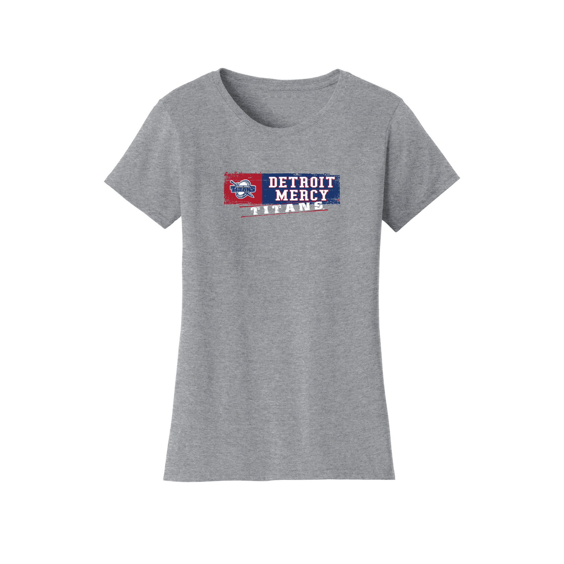University of Detroit Mercy Titans Sticker Womens Relaxed T-shirt