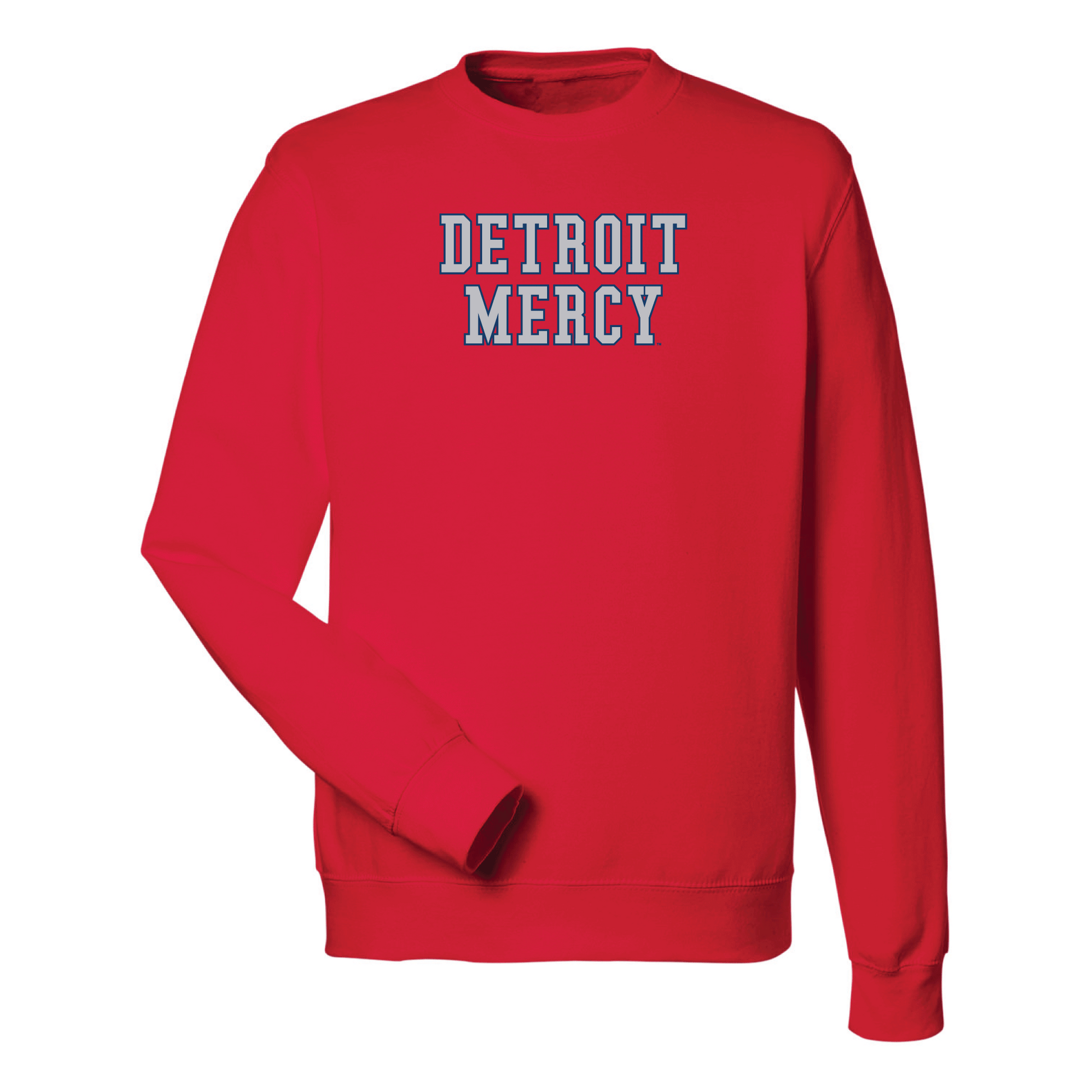 University of Detroit Mercy Titans Block Crewneck Sweatshirt Fleece