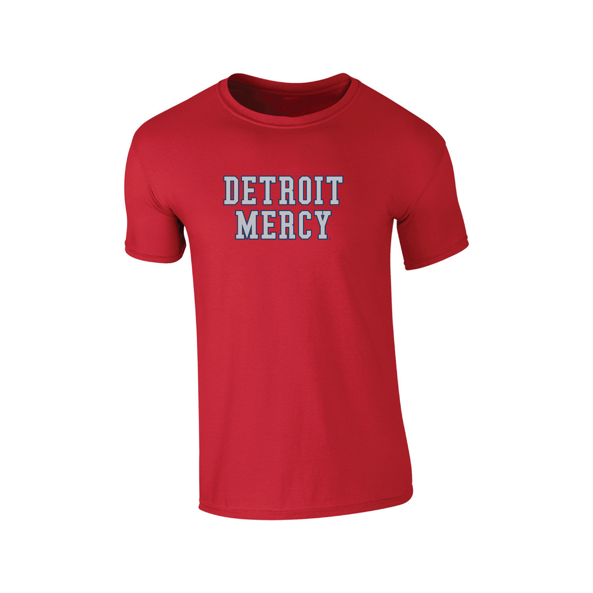 University of Detroit Mercy Titans Block T-shirt Unisex Cotton