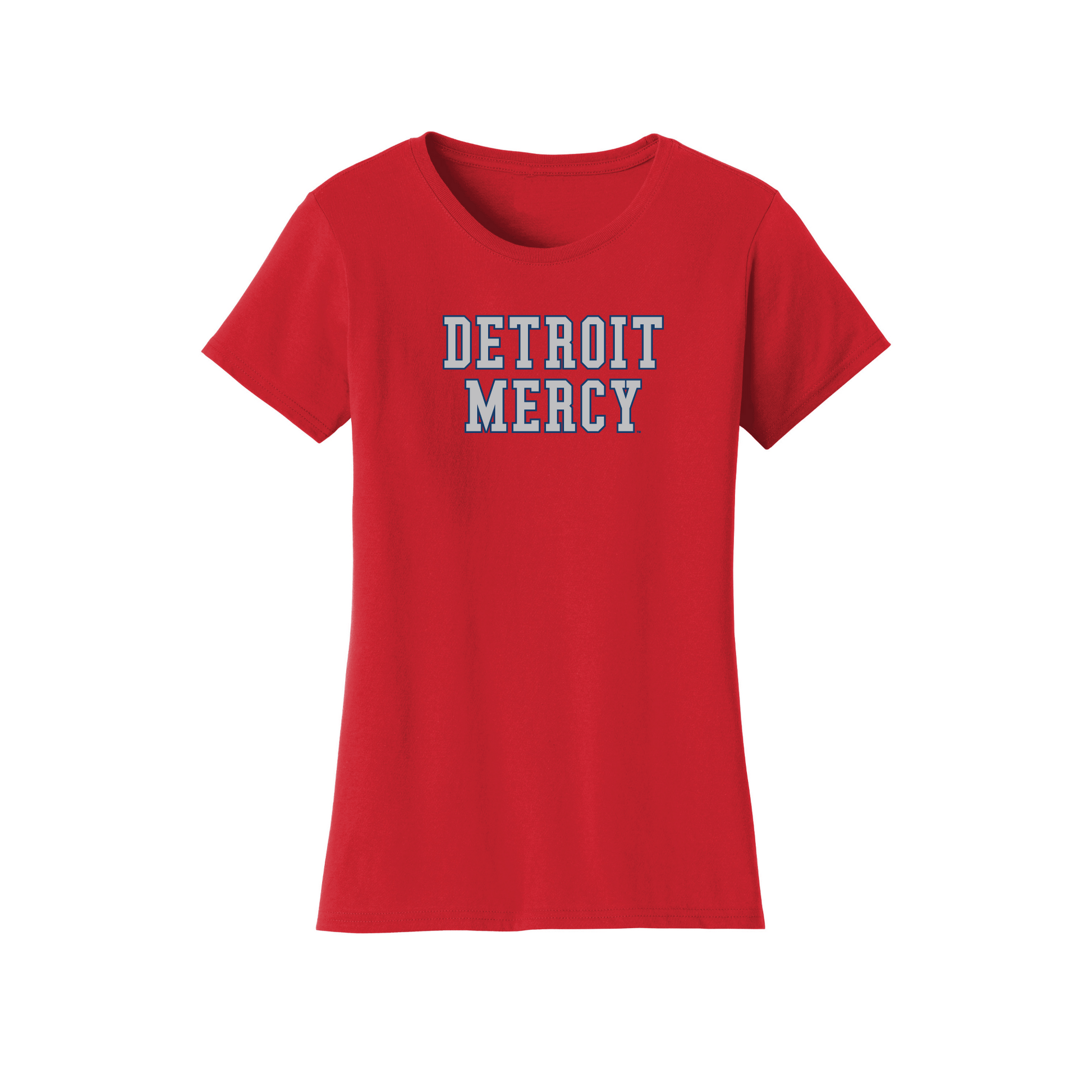 University of Detroit Mercy Titans Block Womens Relaxed T-shirt