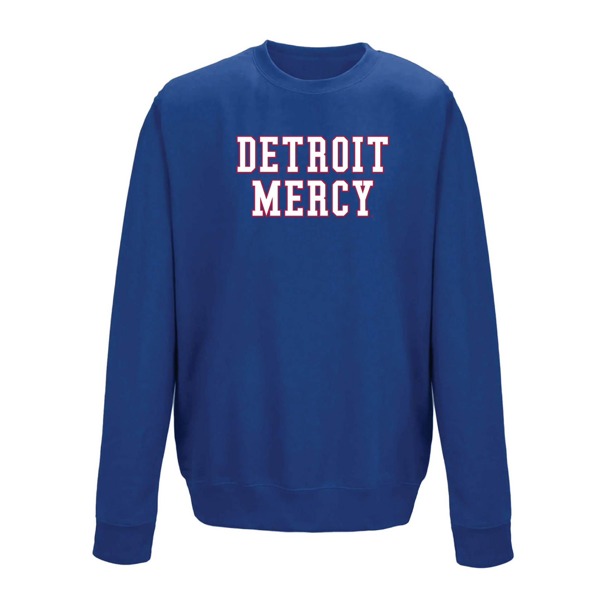 University of Detroit Mercy Titans Block Crewneck Sweatshirt Fleece