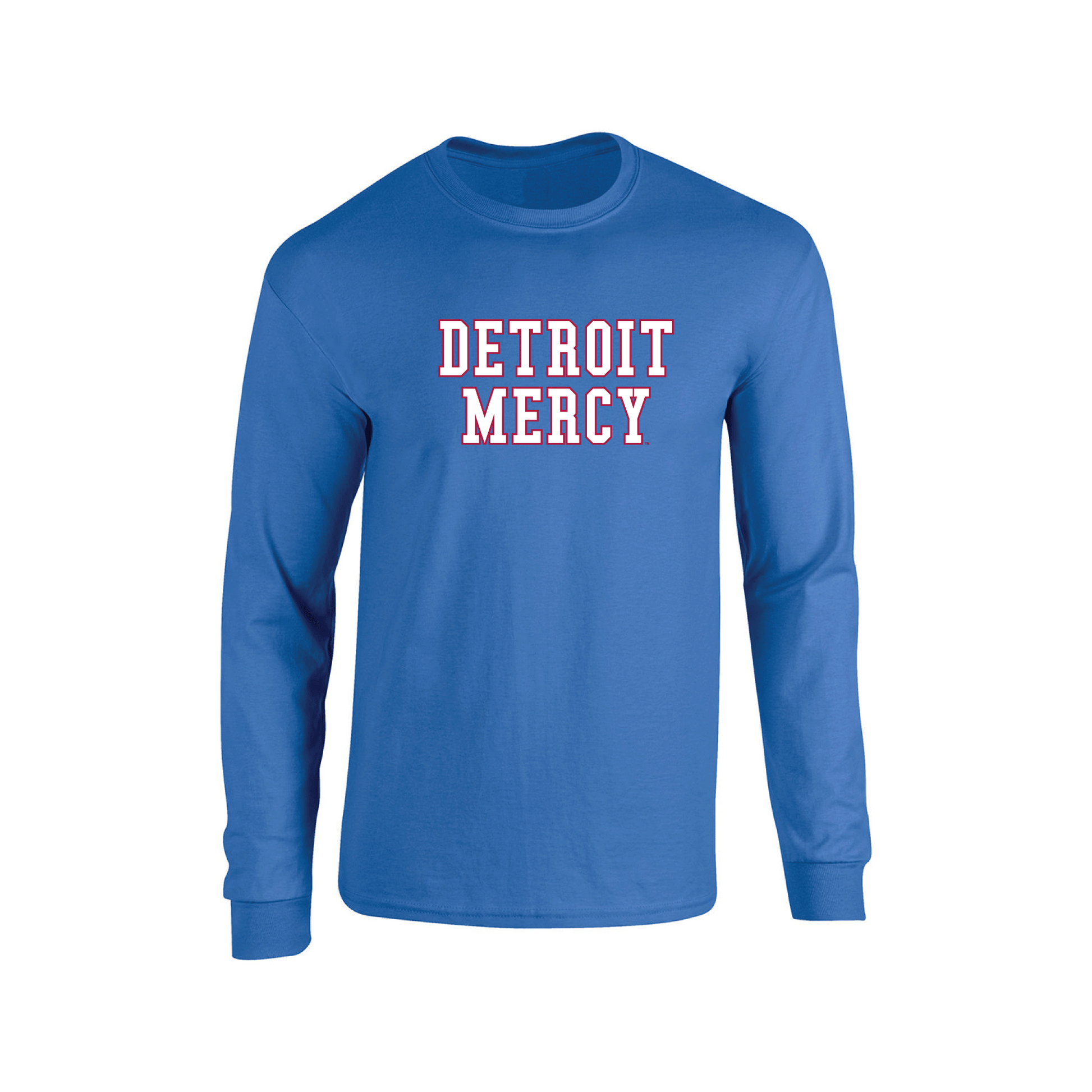 University of Detroit Mercy Titans Block Long Sleeve T-shirt Unisex