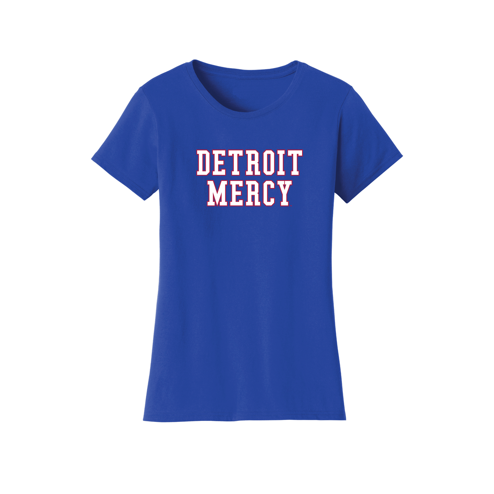 University of Detroit Mercy Titans Block Womens Relaxed T-shirt